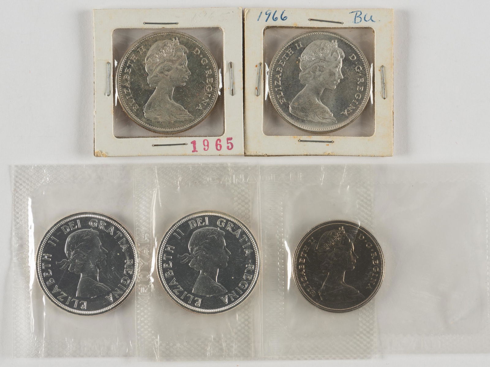 5 Canadian Silver Dollars (1 of 2)