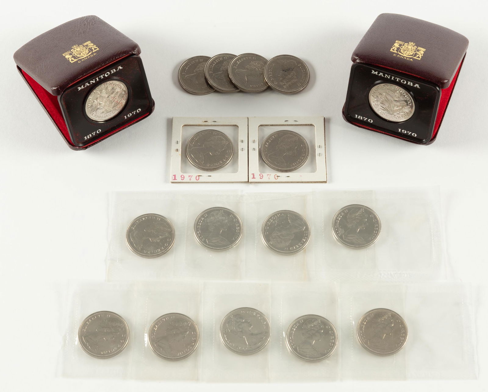 17 Canadian Silver Half Dollars (1 of 4)