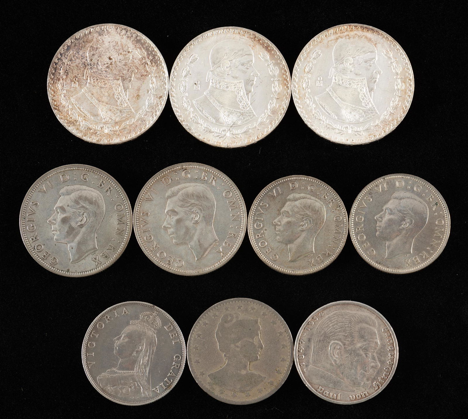 10 Silver World Coins (1 of 2)
