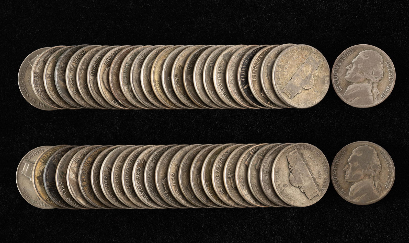 49 U.S. Silver War Nickels (1 of 4)