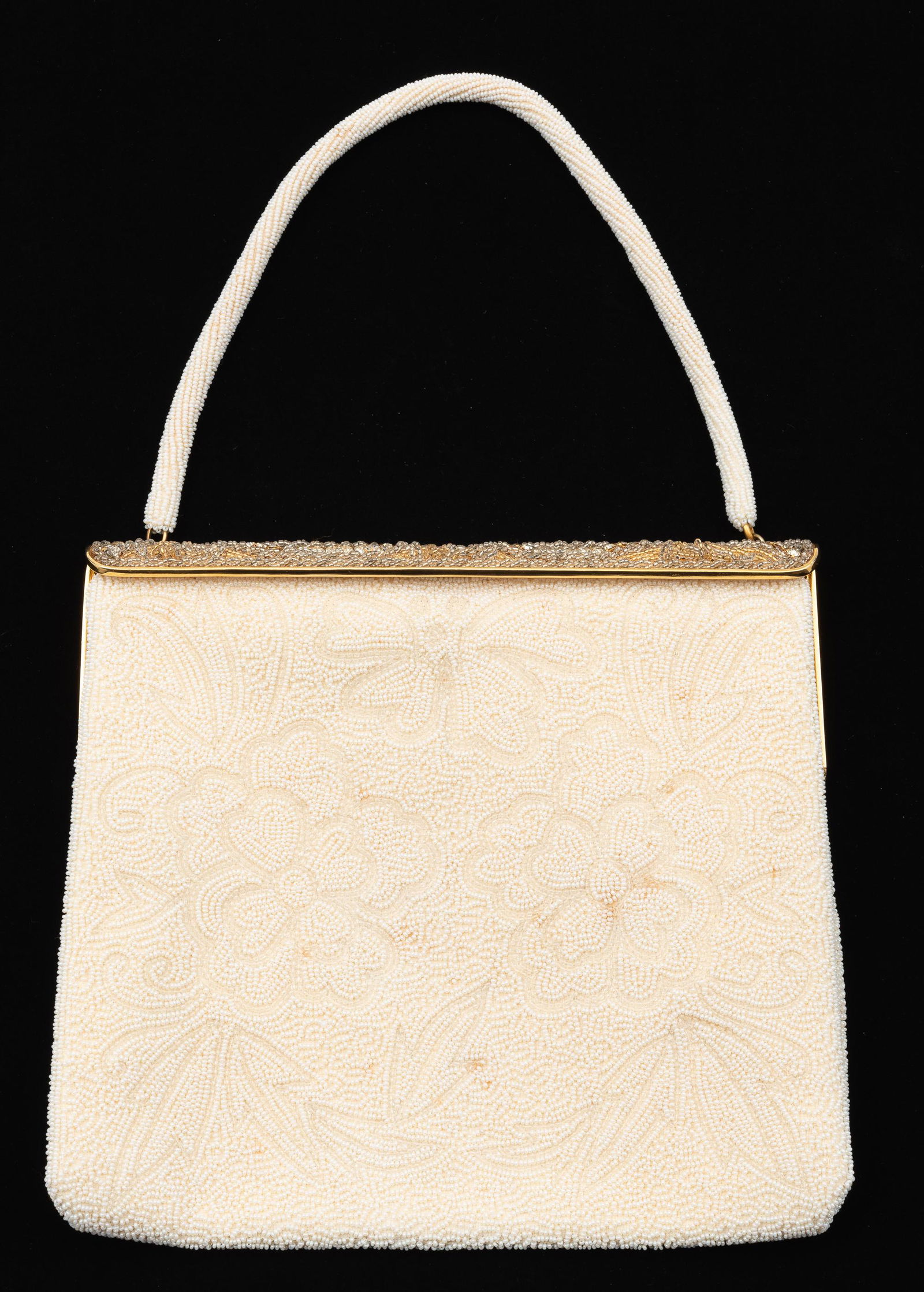 Vintage Leo Miller Paris Hand Beaded Purse (1 of 4)