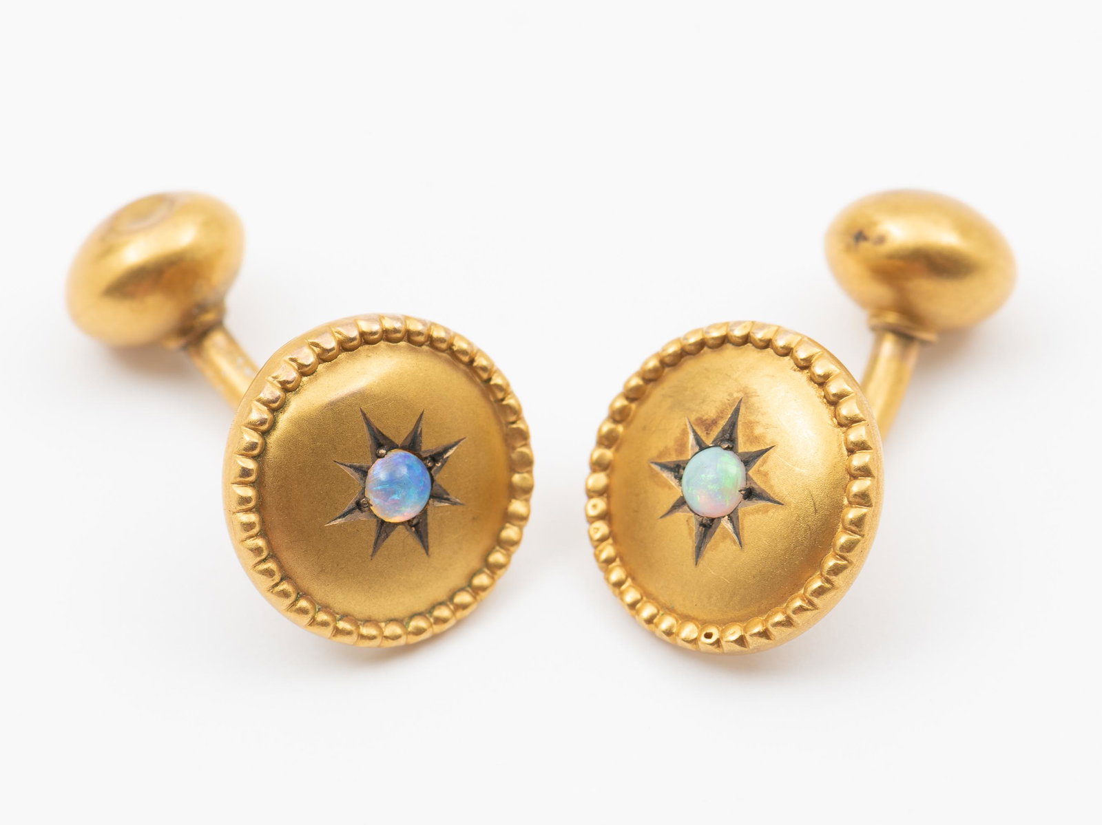 Vintage Gold & Opal Cufflinks (1 of 2)