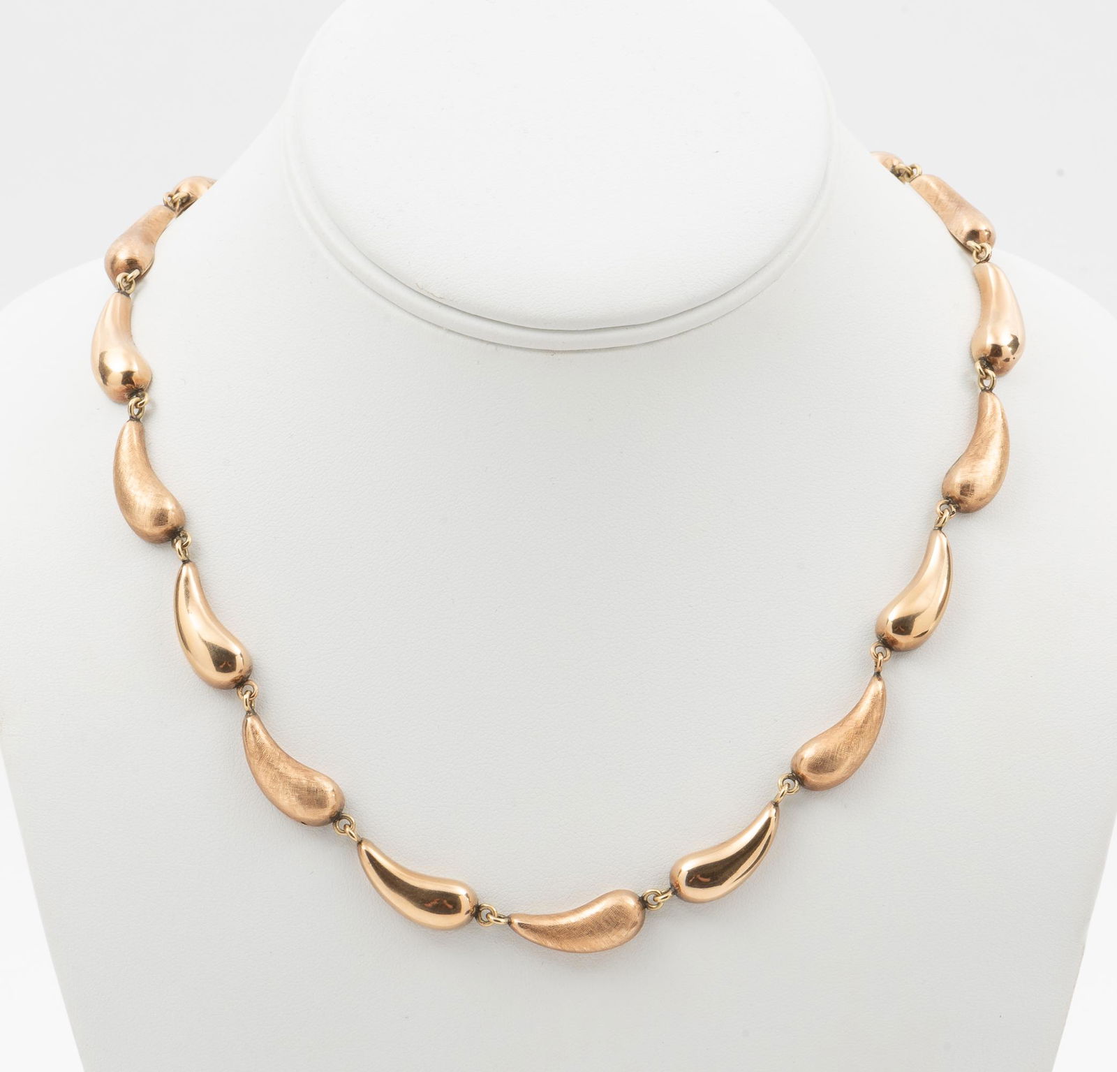 14K Italian Gold Modernist Necklace (1 of 4)