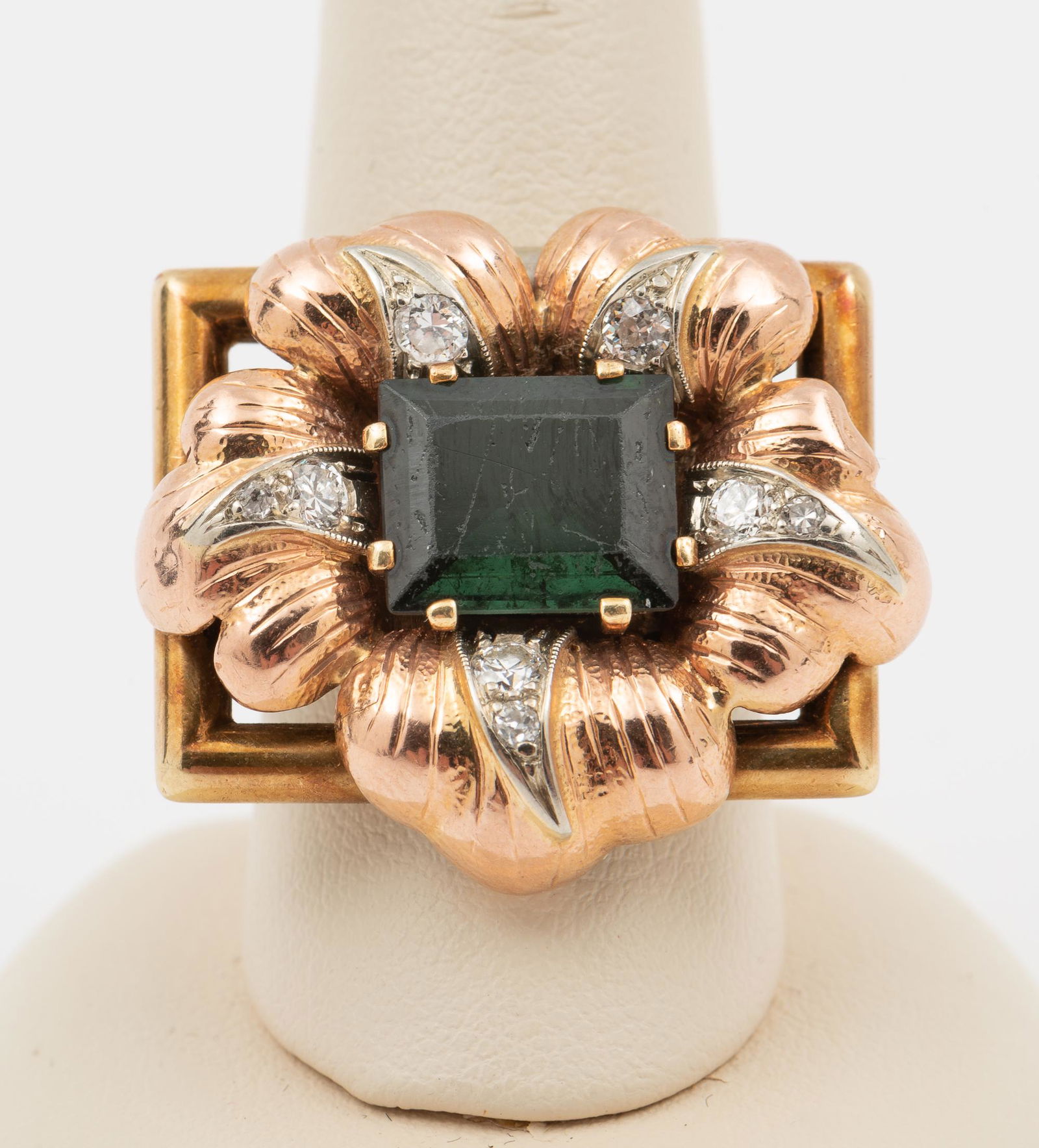 14K, Tourmaline, and Diamond Ring (1 of 6)