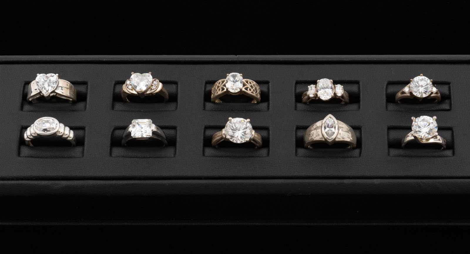 10 Sterling & CZ Rings (1 of 20)