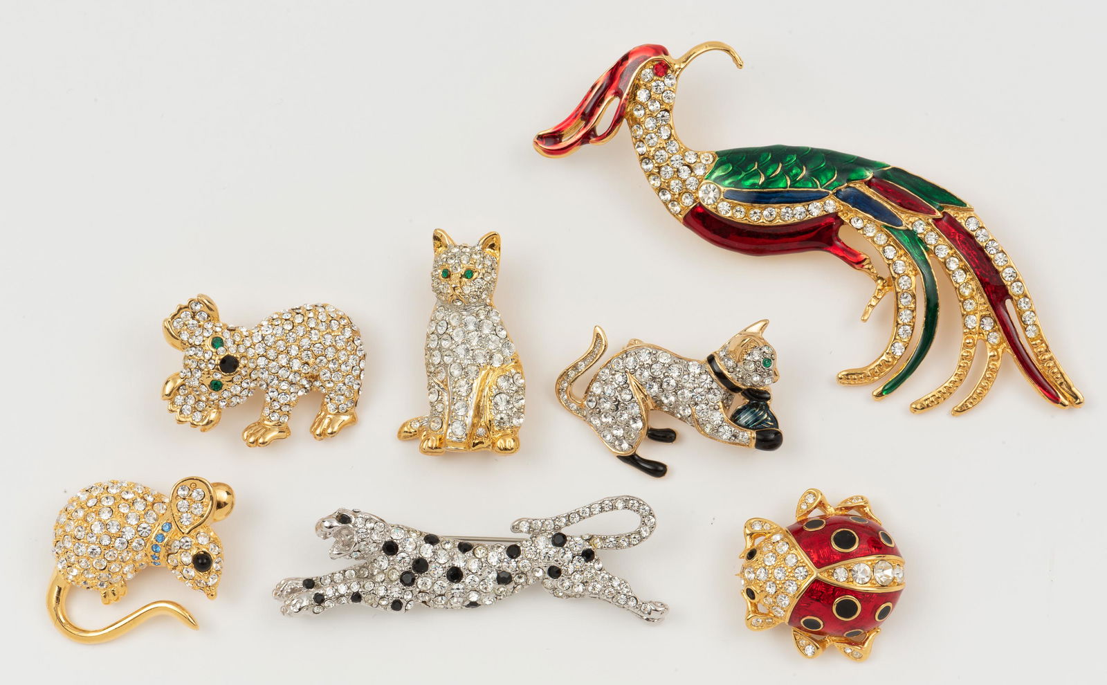 6 CZ Brooches (1 of 8)