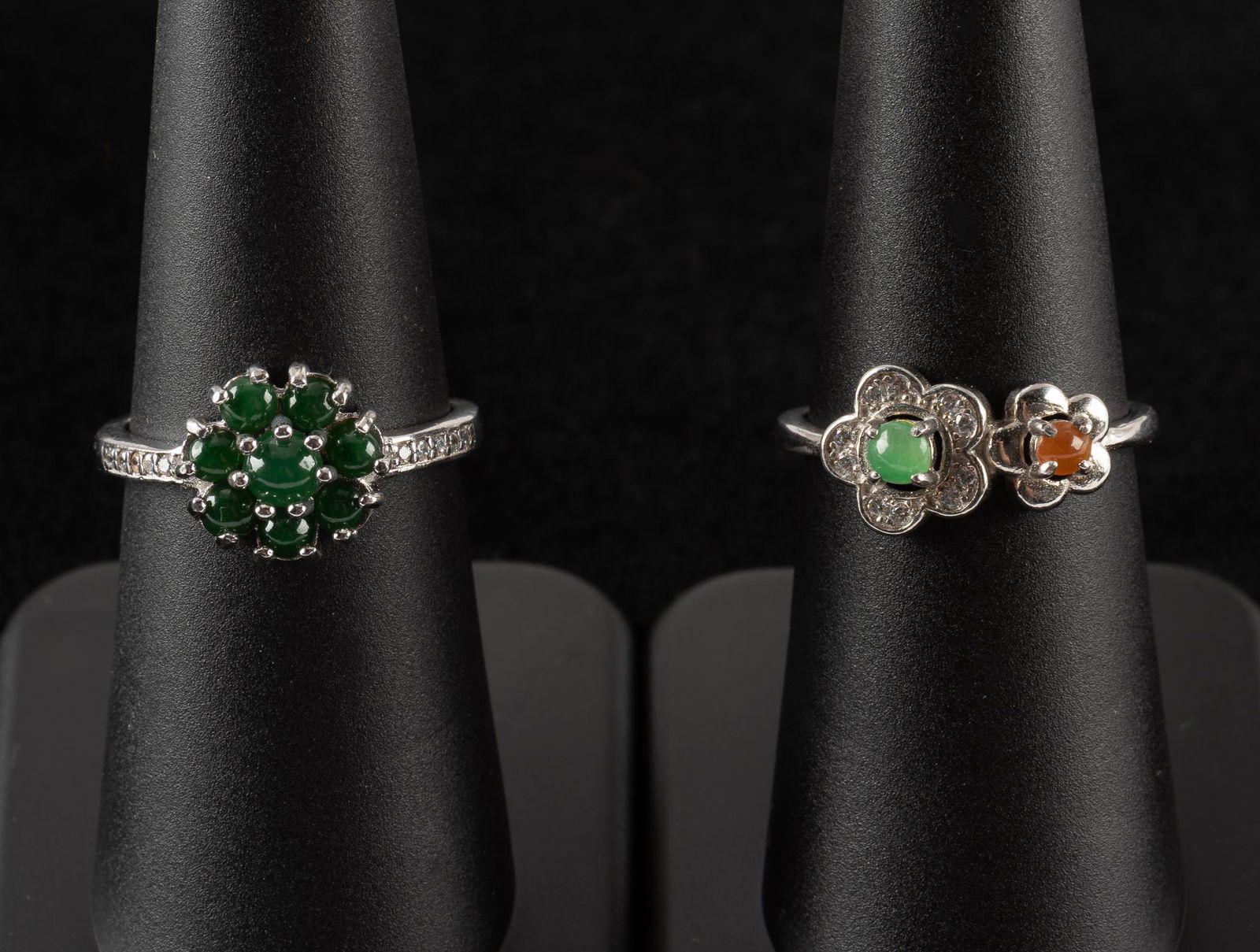 2 Sterling Gemstone Rings (1 of 9)