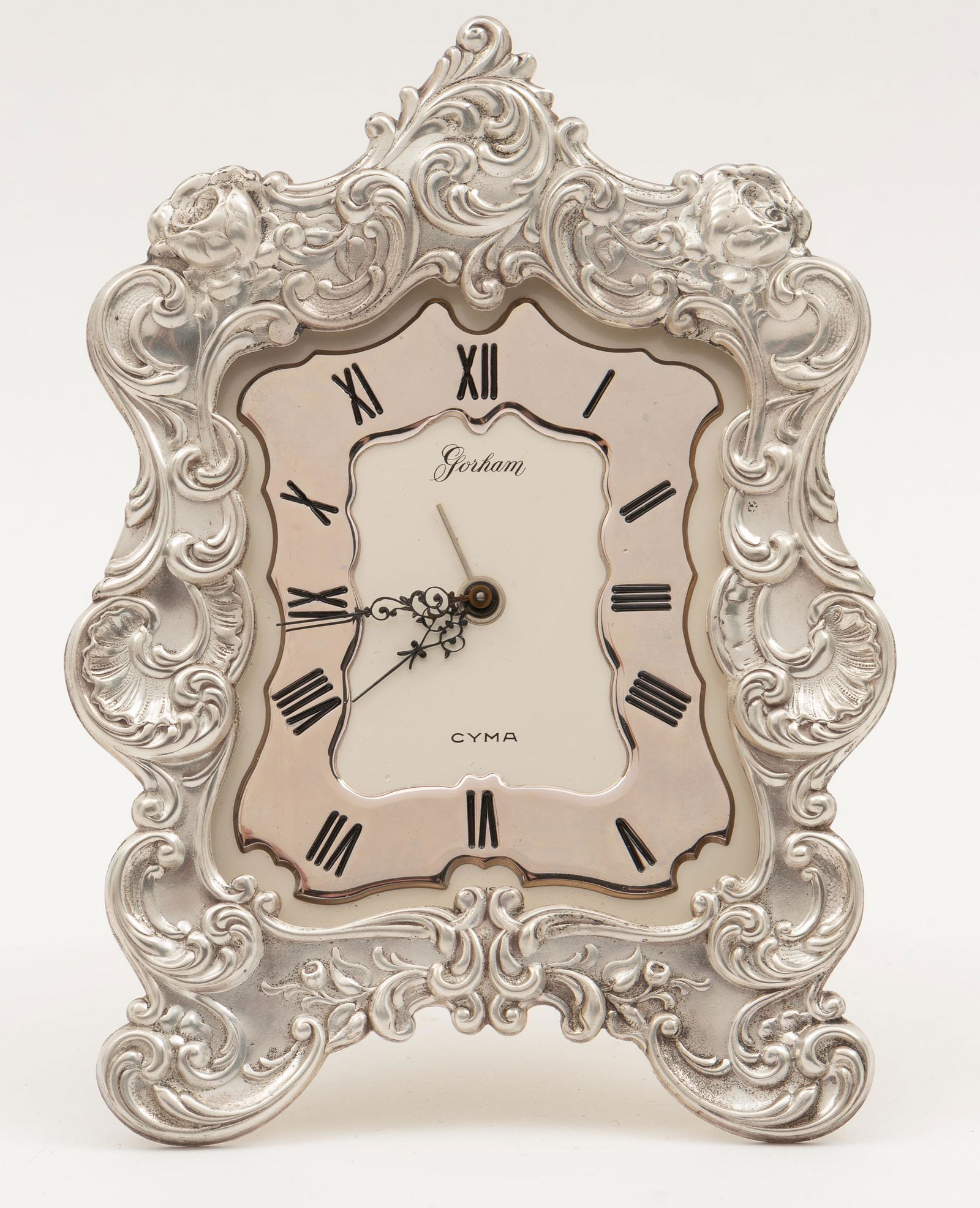 Gorham Sterling Cyma Alarm Clock (1 of 3)