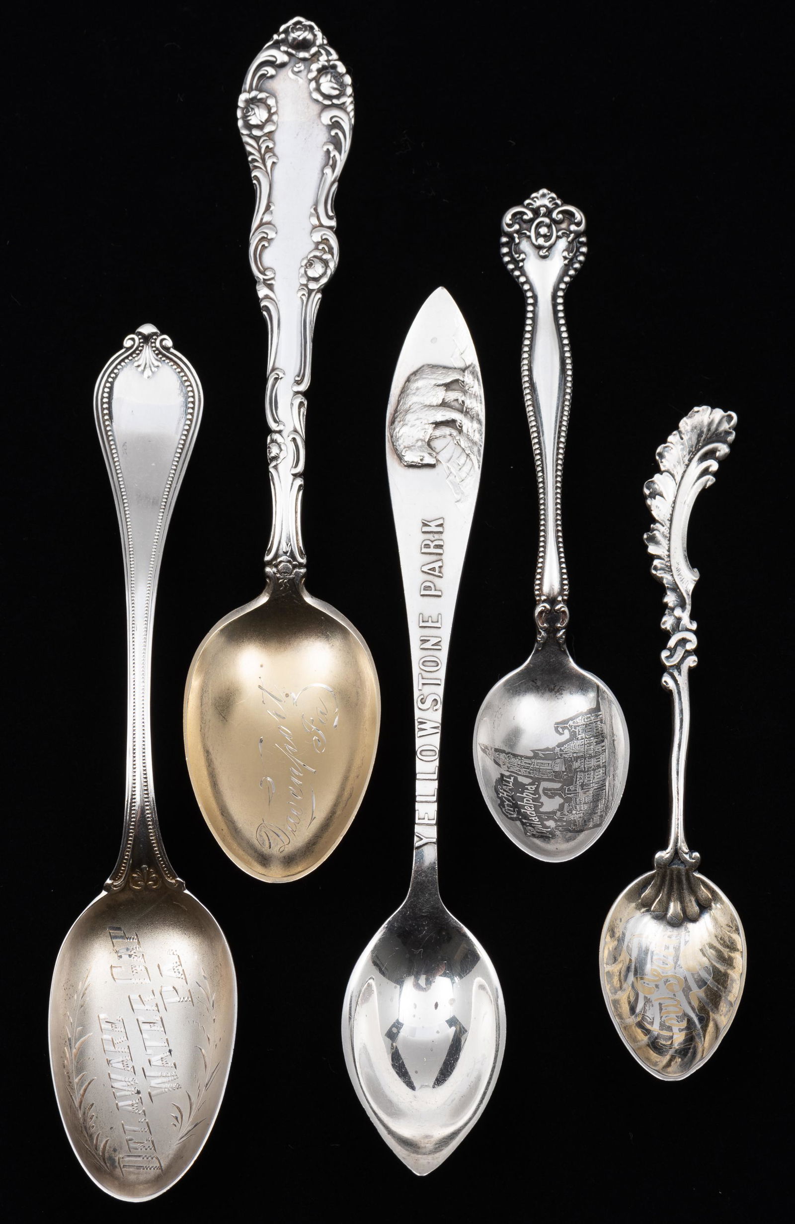 5 Sterling Souvenir Spoons (1 of 11)