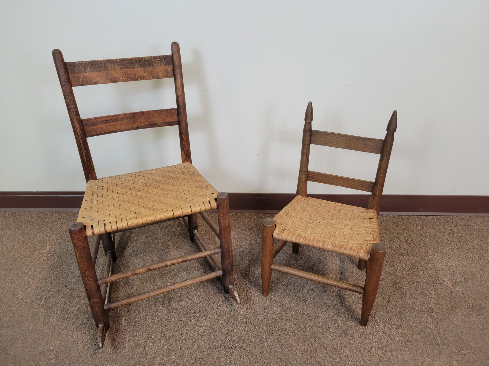2 Ladder Back Childs Chairs (1 of 3)