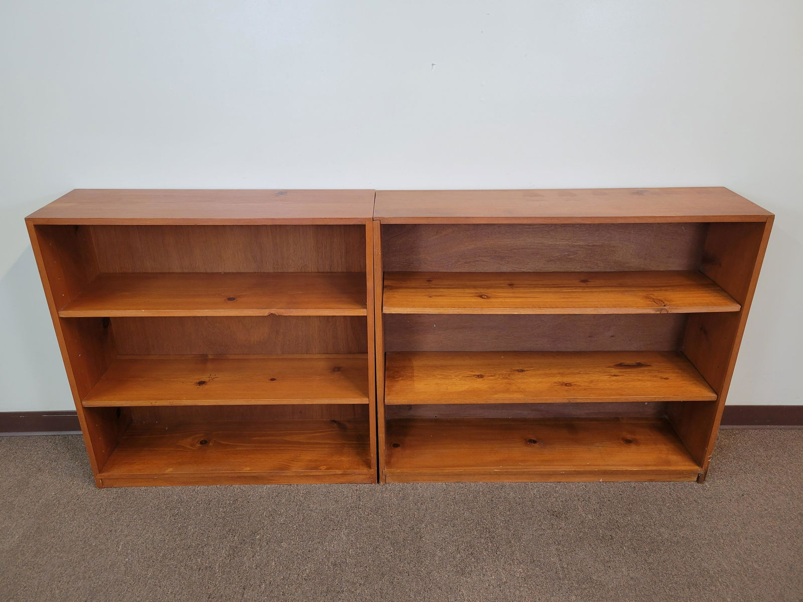 Two Low Bookcases (1 of 4)