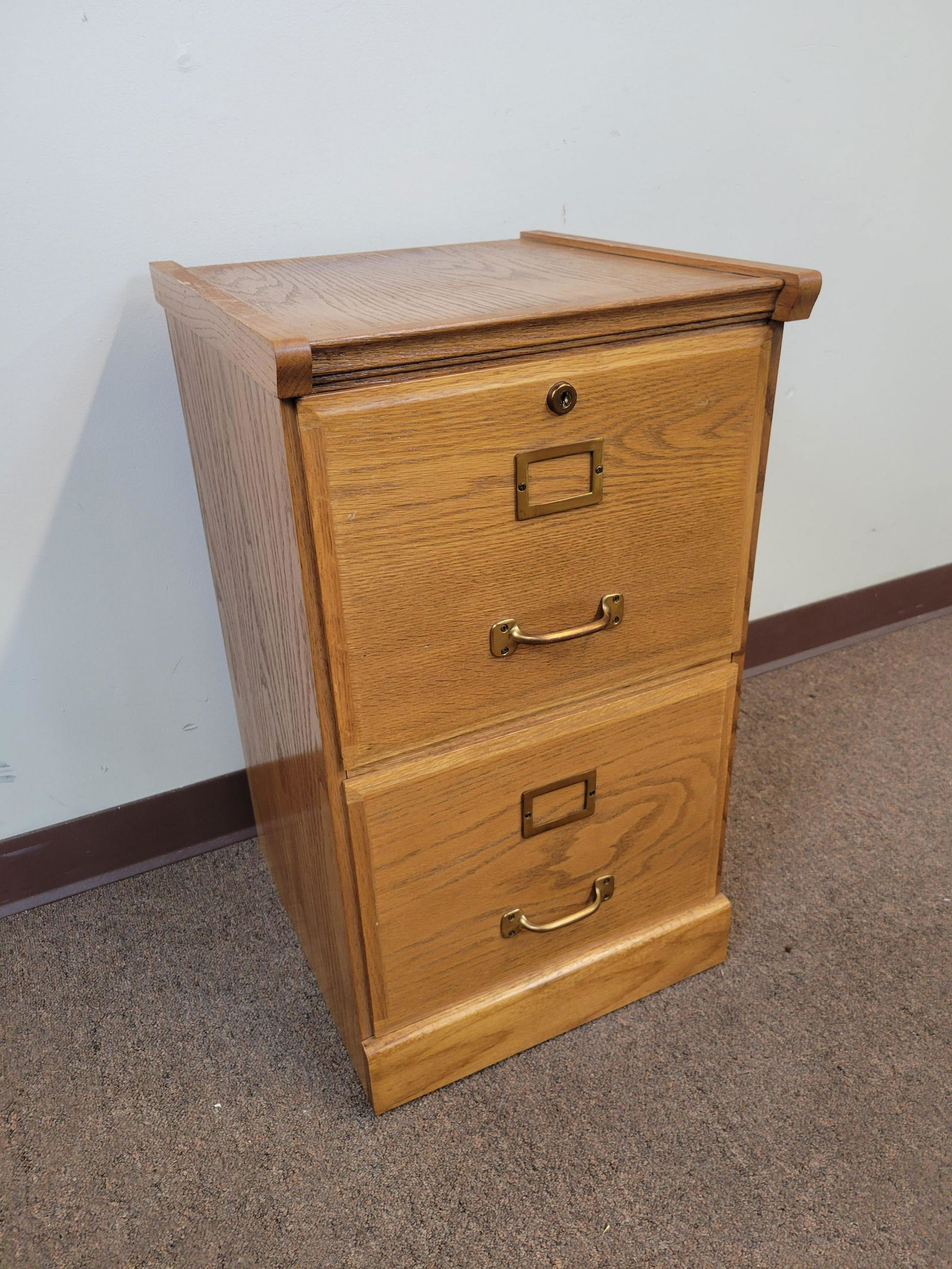 Two Drawer Filing Cabinet (1 of 4)