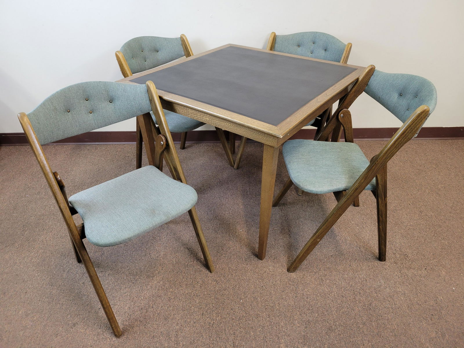 Folding Table & 4 Coronet Wonderfold Chairs (1 of 6)