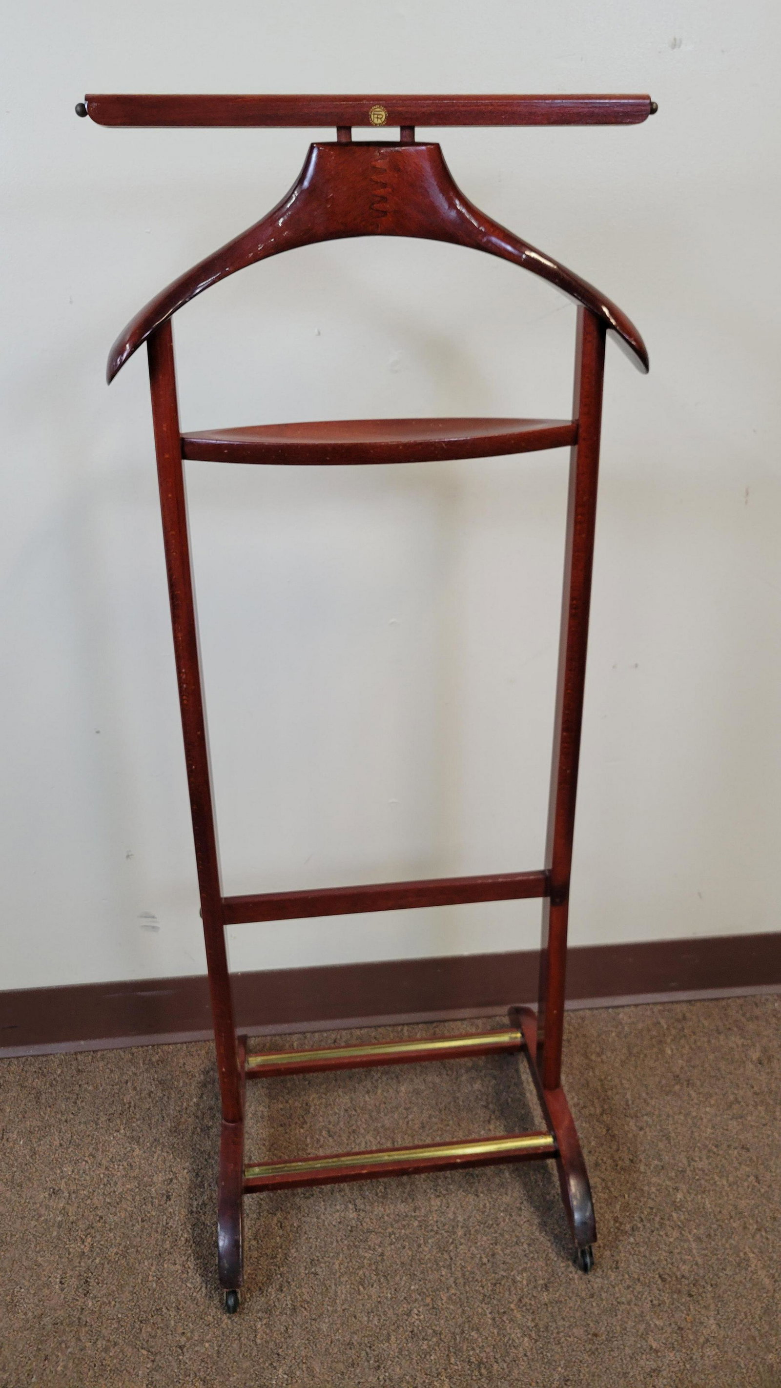 Butler: 17 1/2" wide X 14" deep X 43" high. IMPORTANT: Before bidding, please read the terms and conditions. When you registered for the auction you agreed to these terms and will be required to comply with t