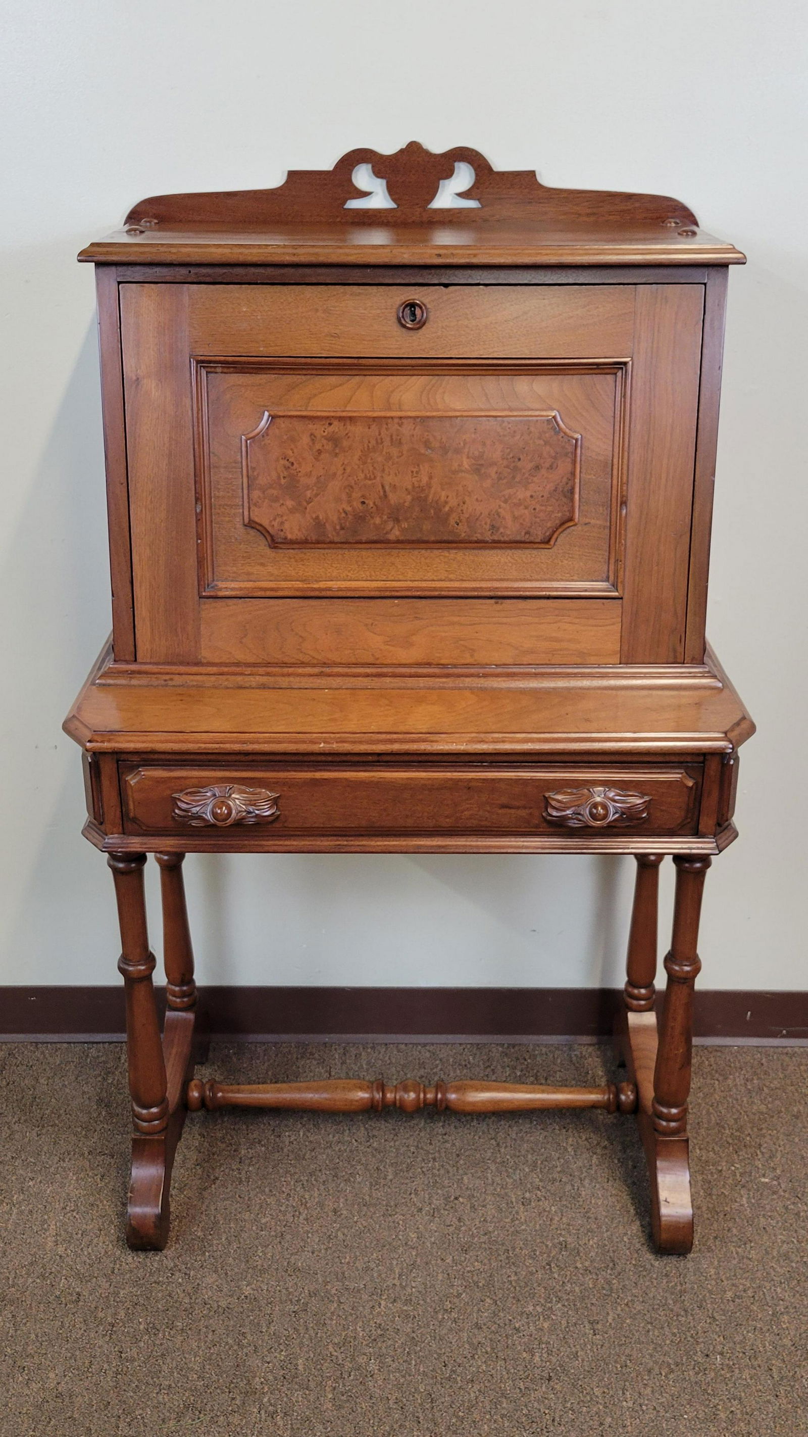 Victorian Walnut Desk (1 of 5)