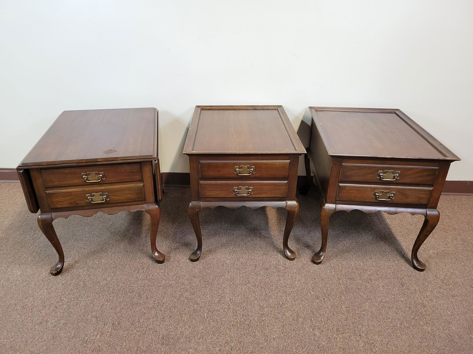 3 Pennsylvania House End Tables Incl Drop Side (1 of 10)