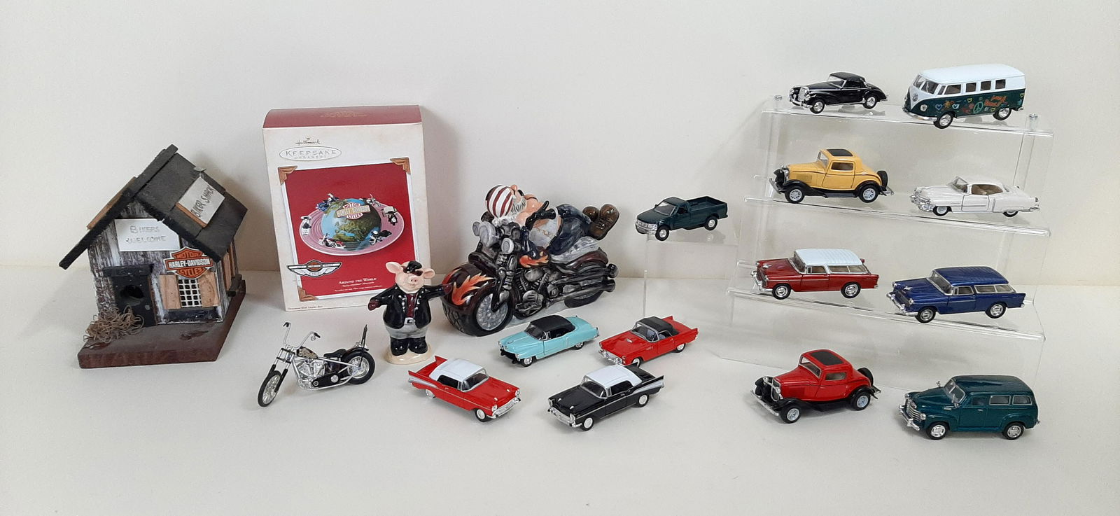 18 Pcs Harley-Davidson and Die Cast Cars (1 of 4)