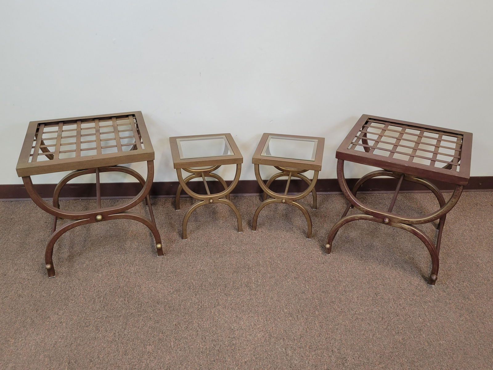 4 Bombay Co Metal Side Tables (1 of 6)