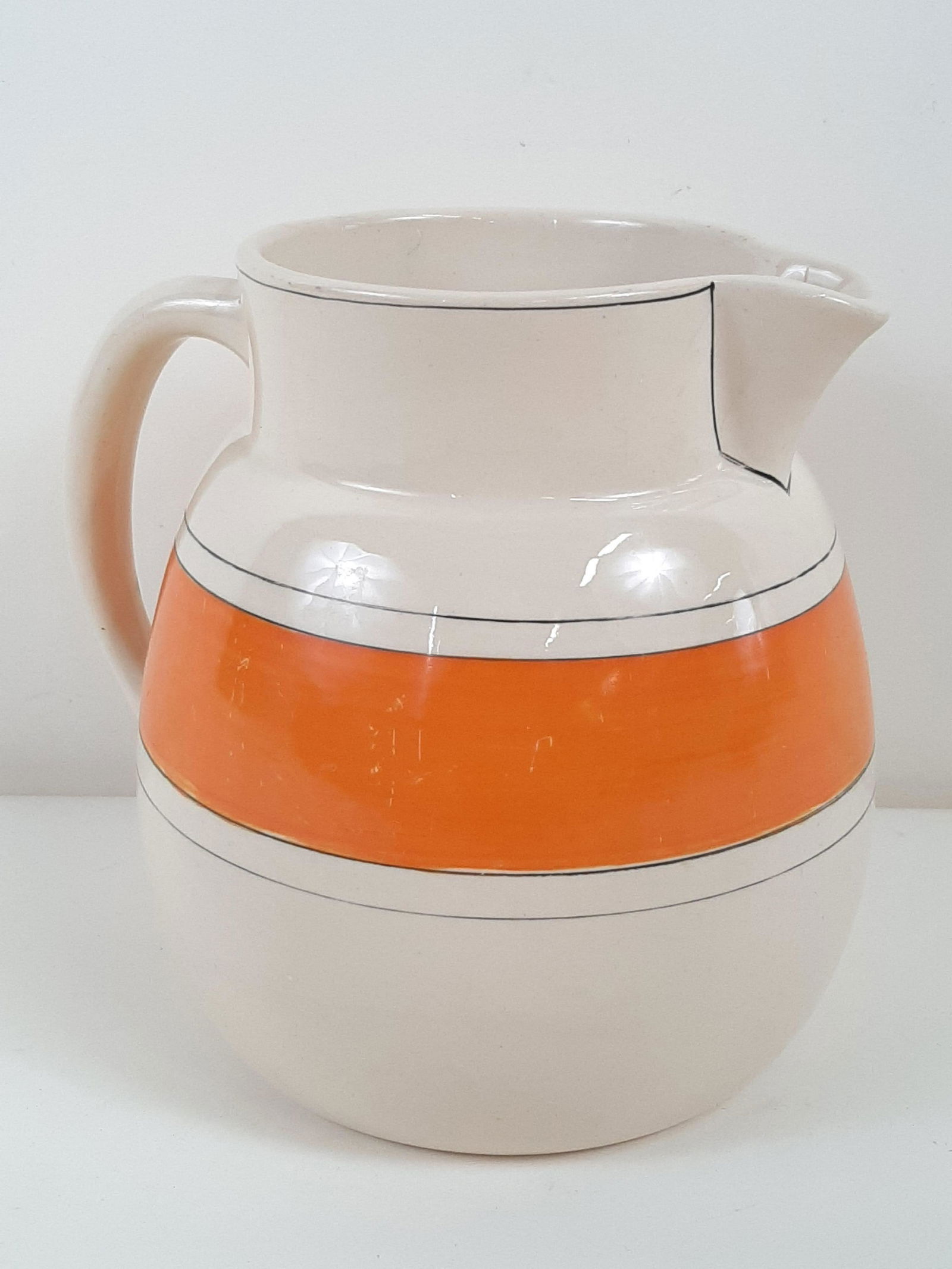 Banded Roseville Pitcher (1 of 2)