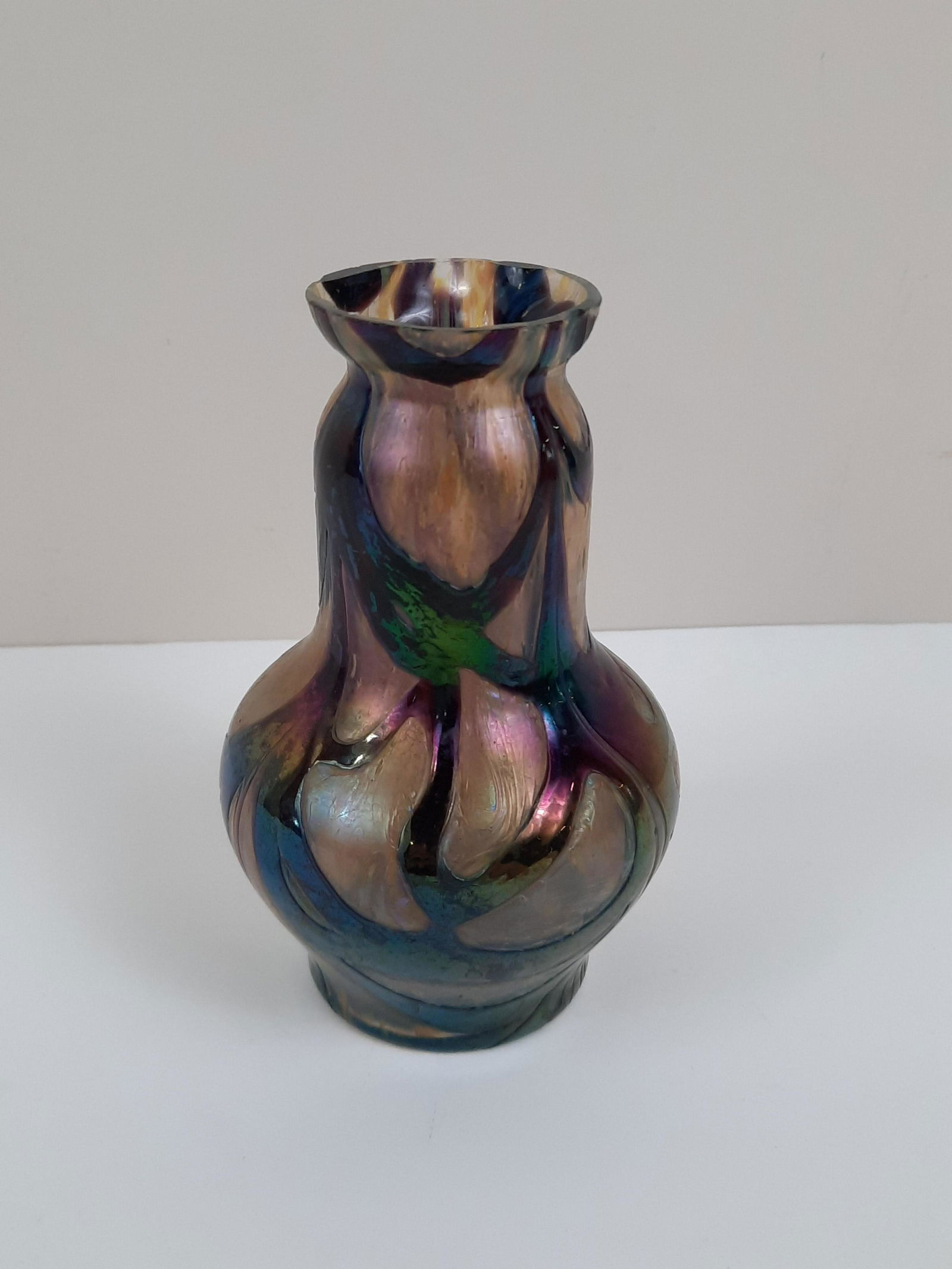 Loetz Style Glass Vase (1 of 3)