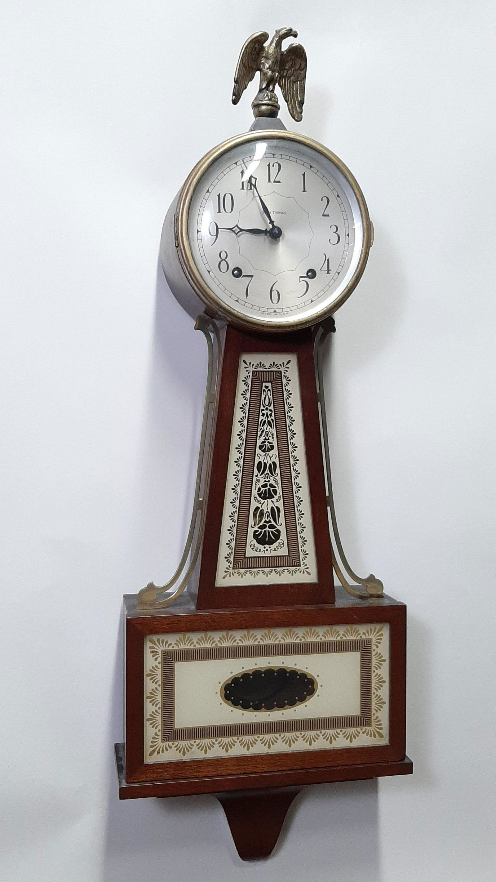 Seth Thomas 8 Day Banjo Wall Clock (1 of 5)