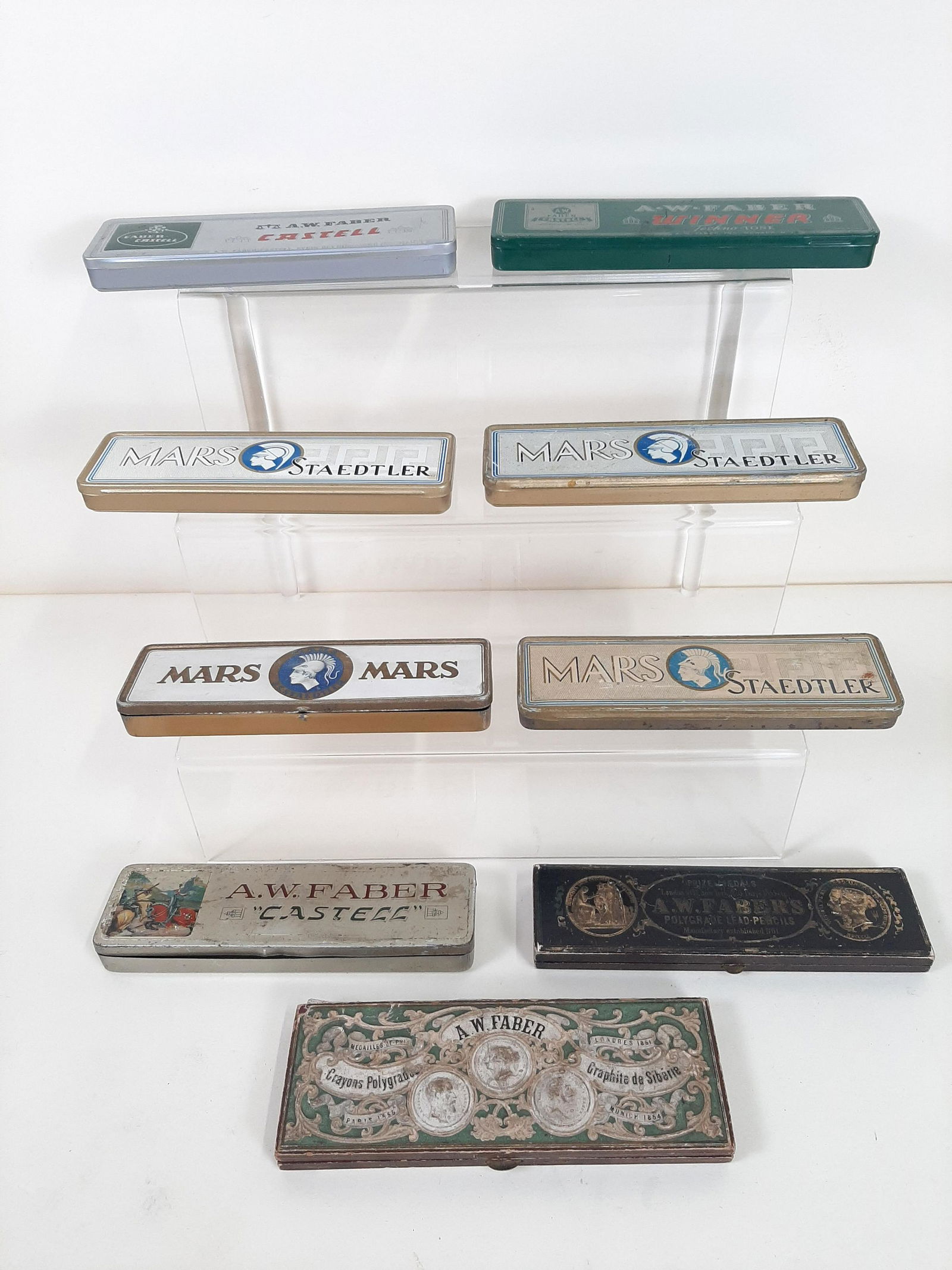 9 Advertising Pencil Boxes incl. Mars Staedtler (1 of 5)