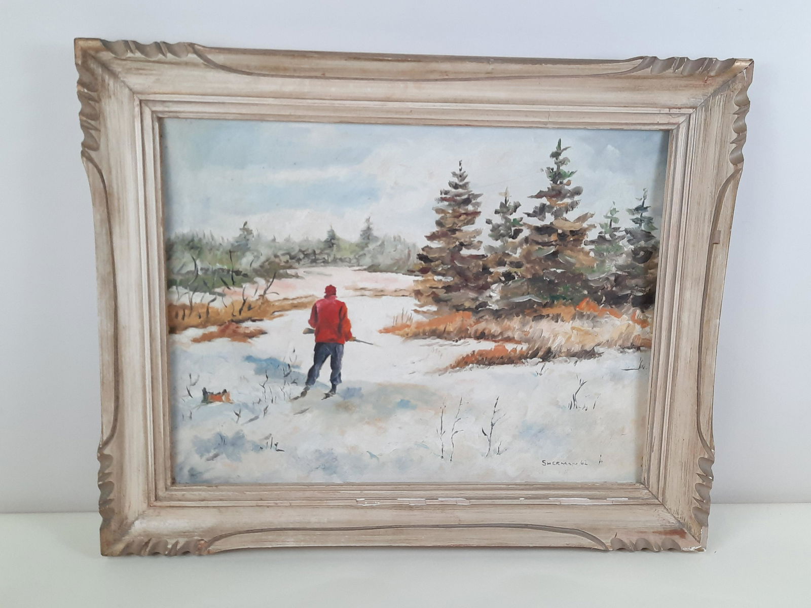 Sherman Winter Hunting Painting (1 of 3)