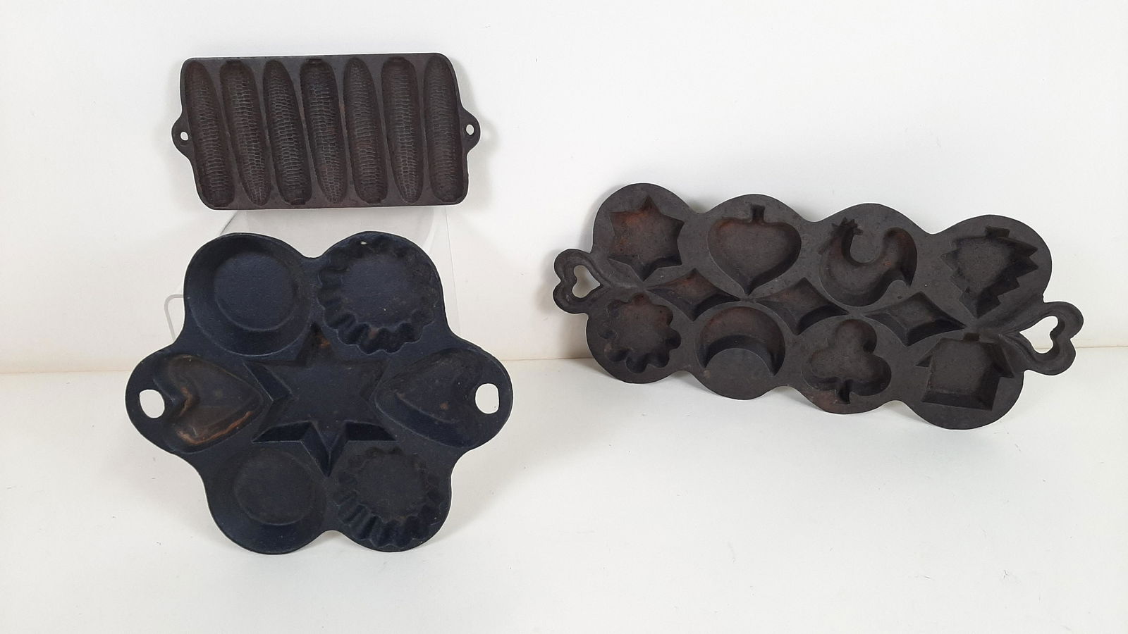 3 Cast Iron Molds incl. Wagner (1 of 3)