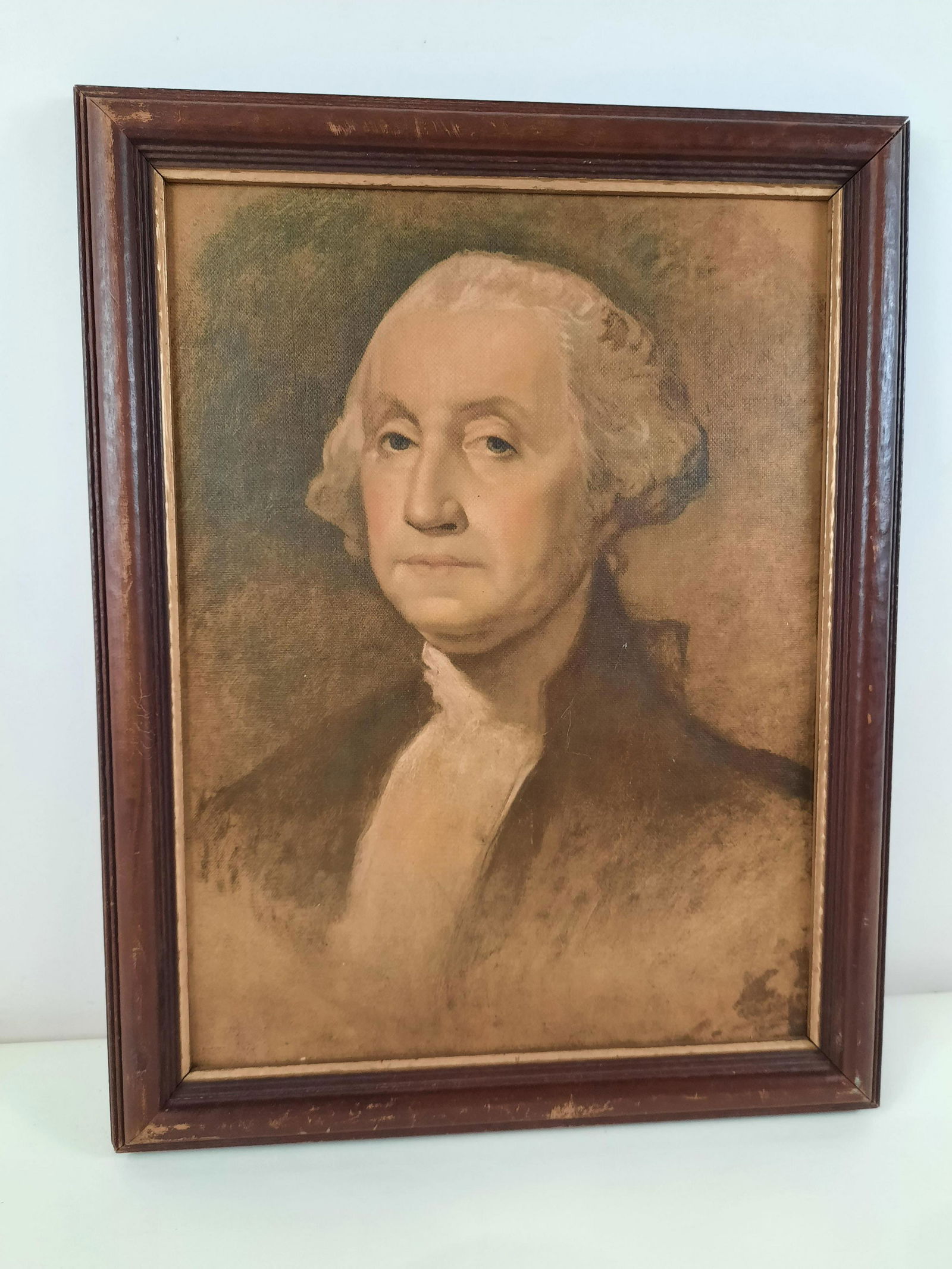 George Washington Portrait Print on Canvas Board (1 of 4)