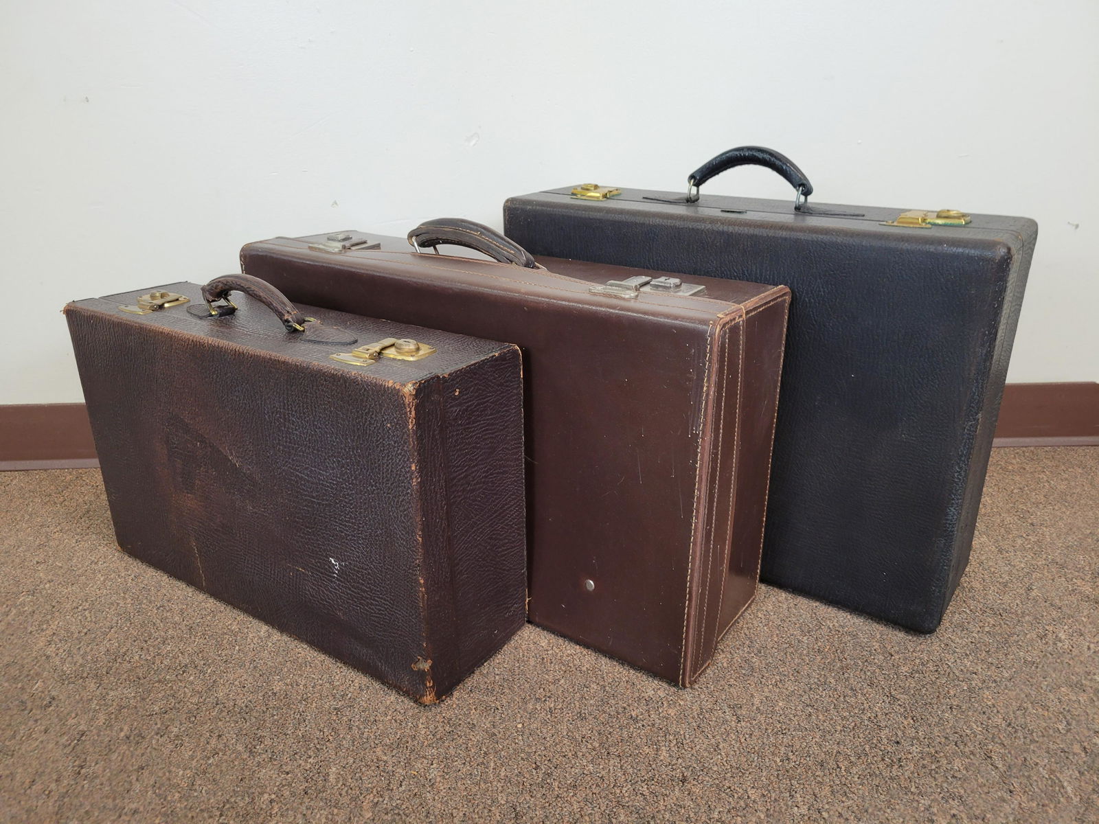 3 Pcs Of Vintage Luggage incl Hartmann (1 of 6)