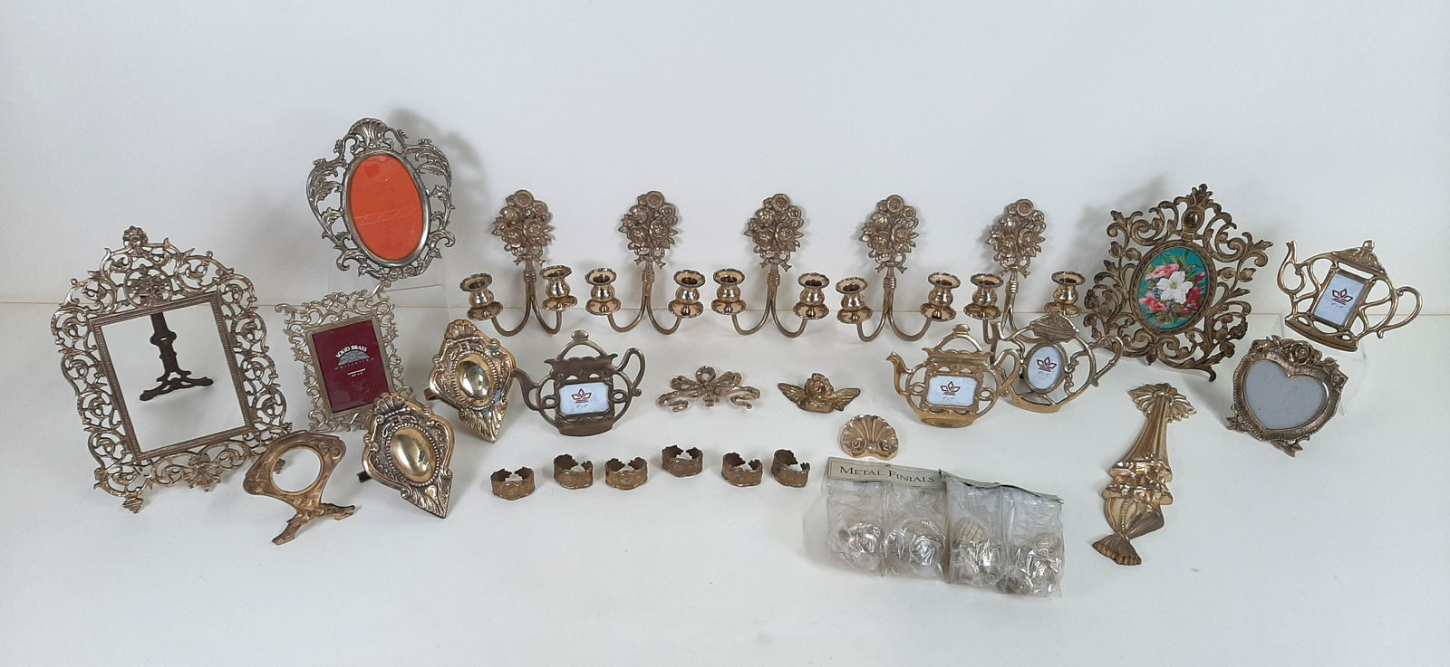 30 Pcs Brassware incl. Sconces (1 of 6)