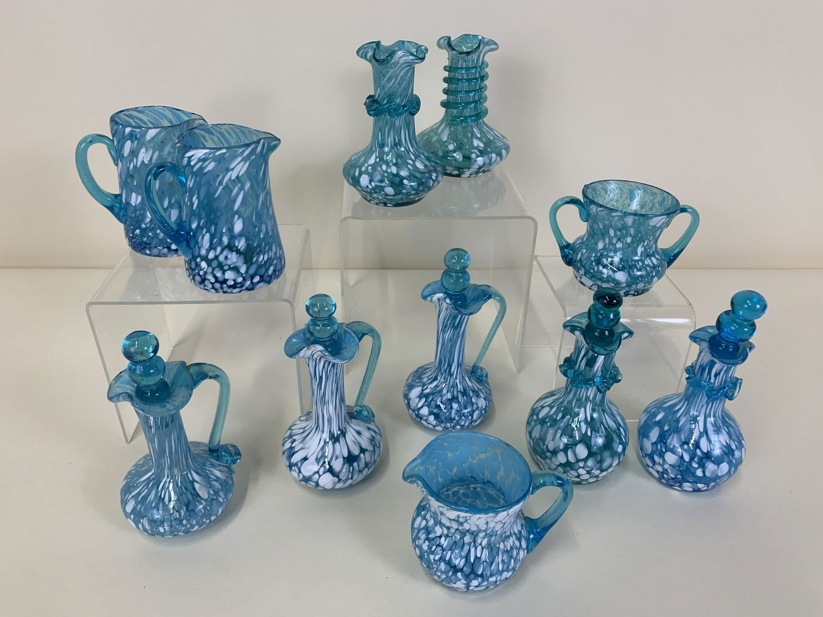 11 Pcs Speckled Glassware (1 of 7)