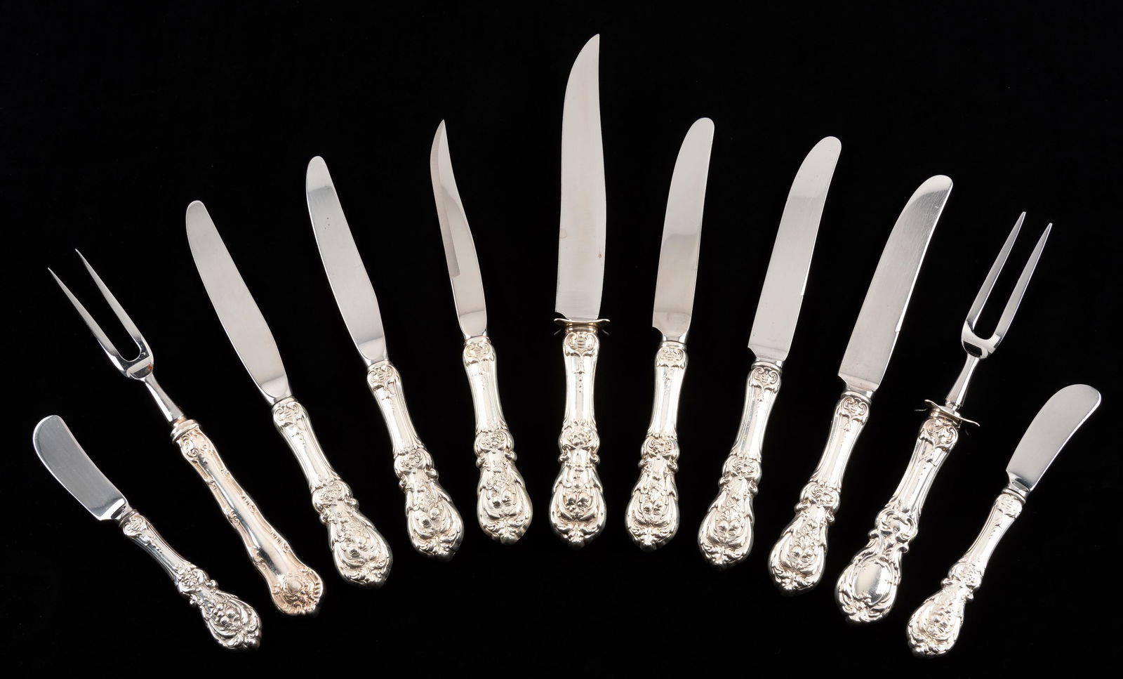 11 Pcs Reed & Barton Sterling in Francis I Pattern (1 of 7)