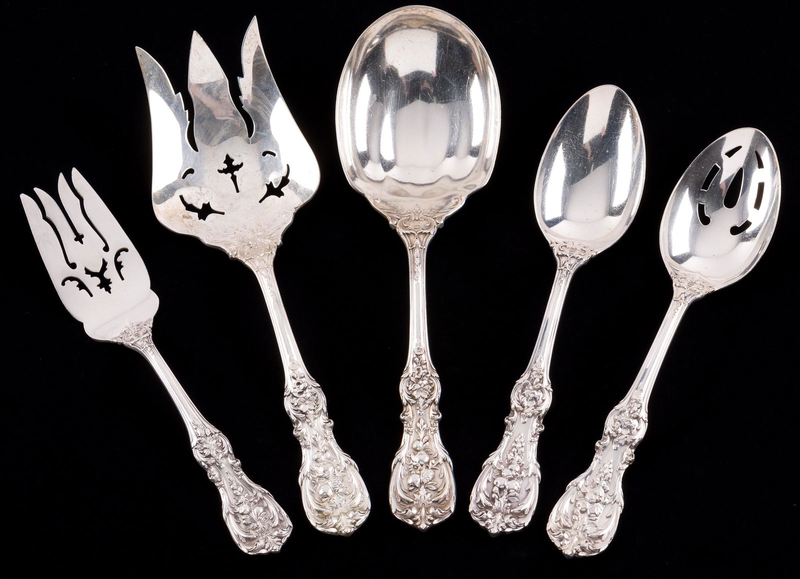 5 Reed & Barton Sterling Serving Pieces Francis I (1 of 3)