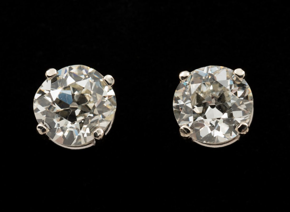 14K 4.05 CTW Diamond Ear Studs (1 of 6)