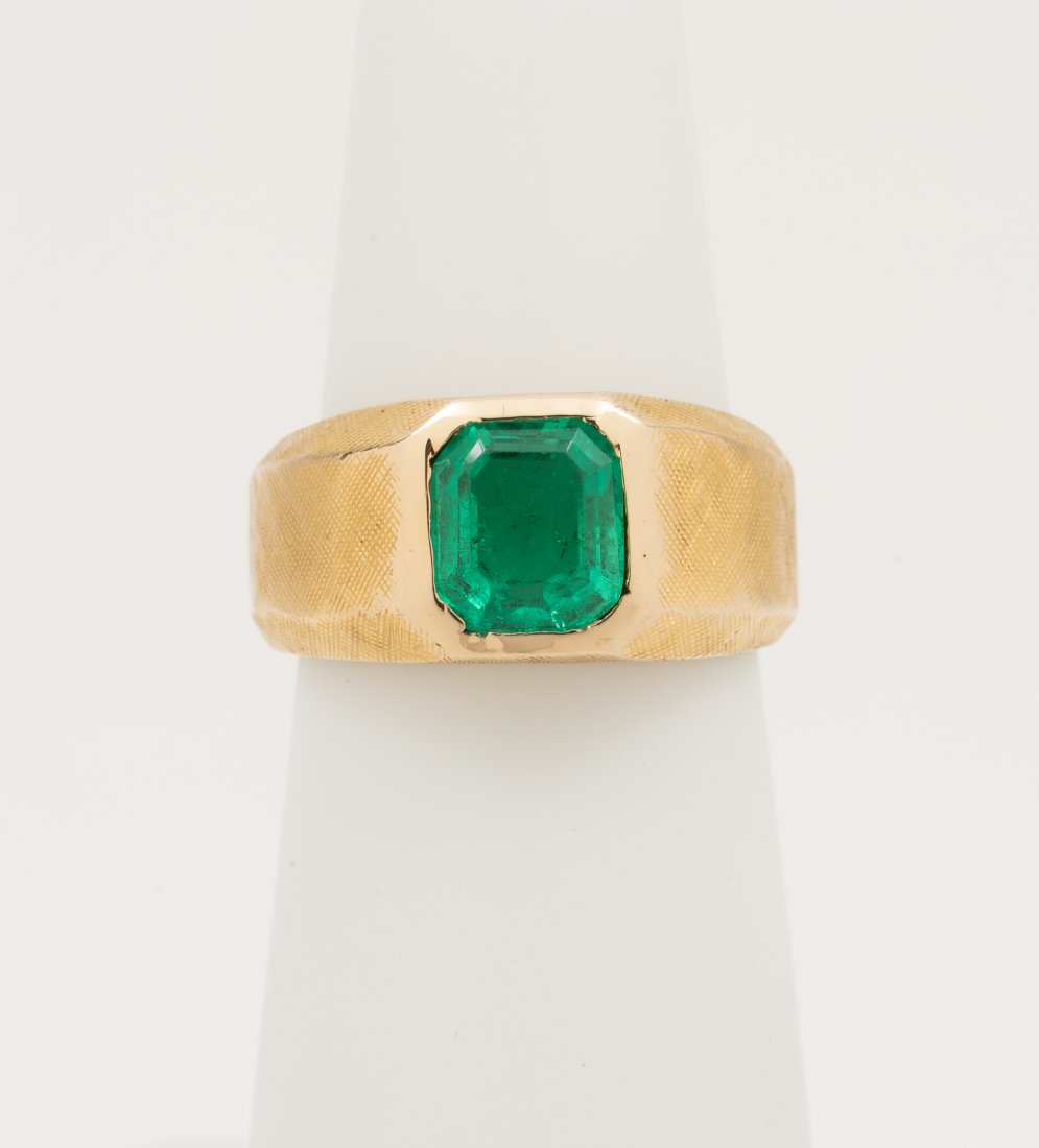 14K 1.3 Ct Emerald Ring (1 of 3)