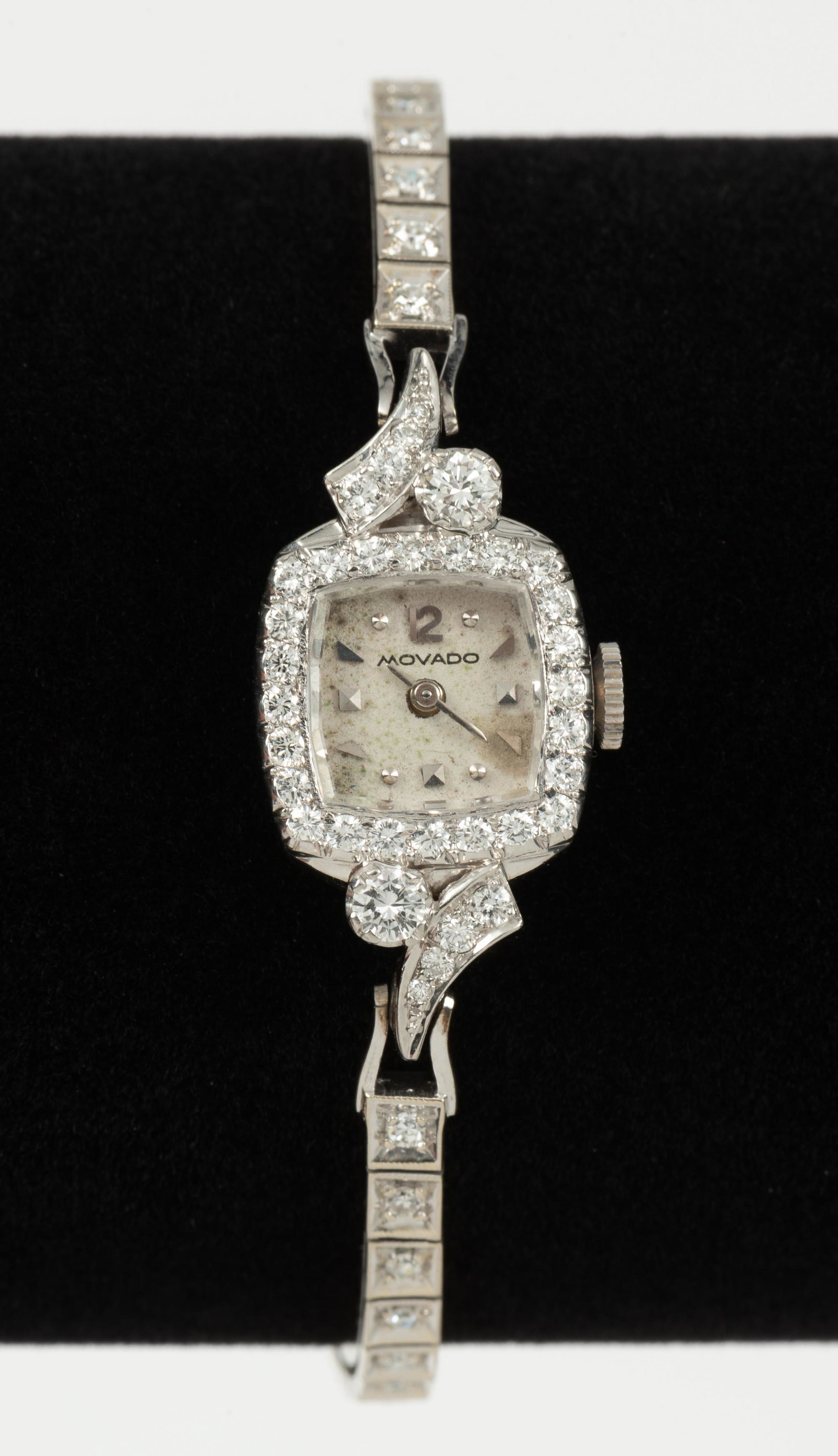 Movado Platinum/14K & 1.5 CTW Diamond Wristwatch (1 of 6)