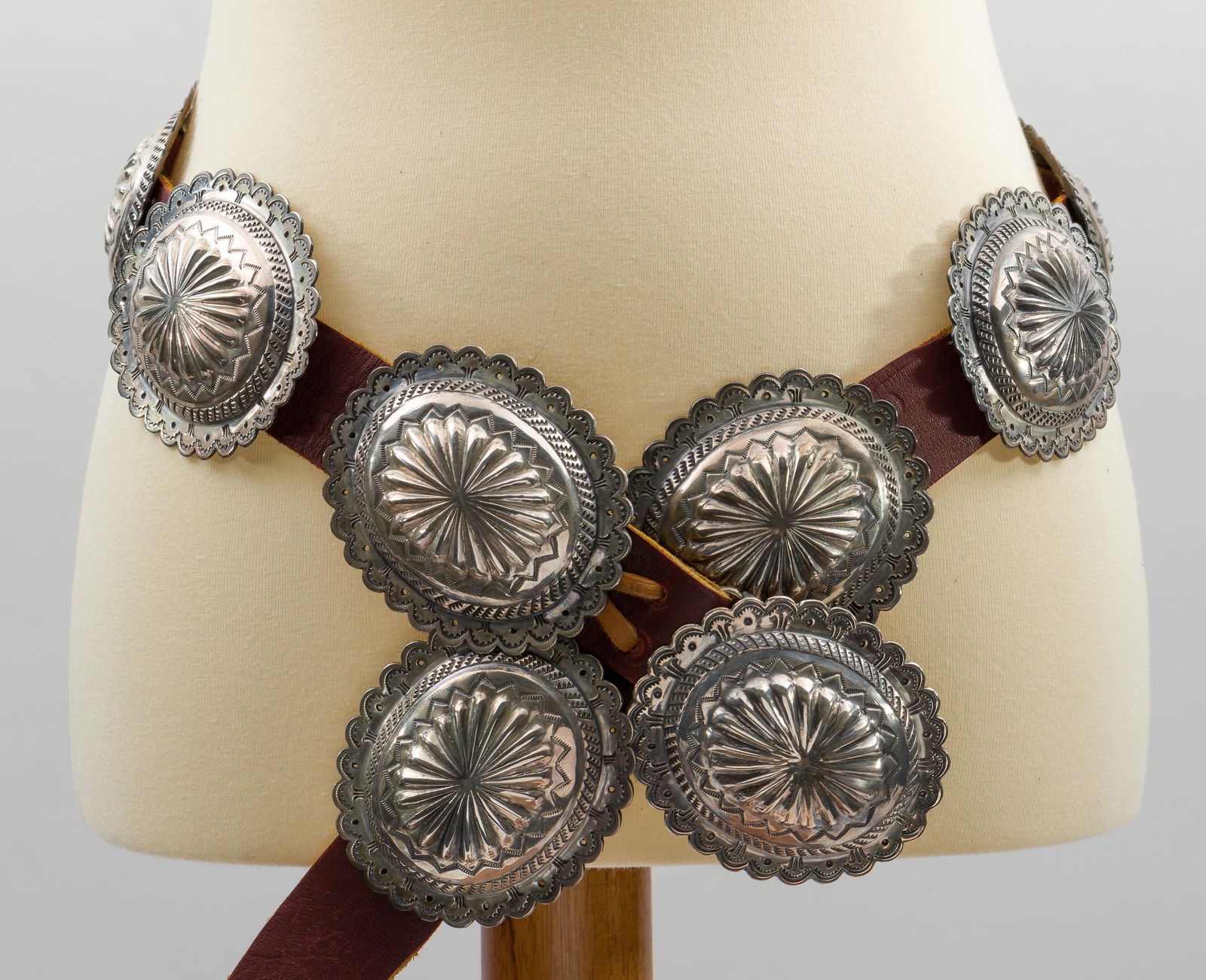 Navajo Silver Concho Belt (1 of 4)