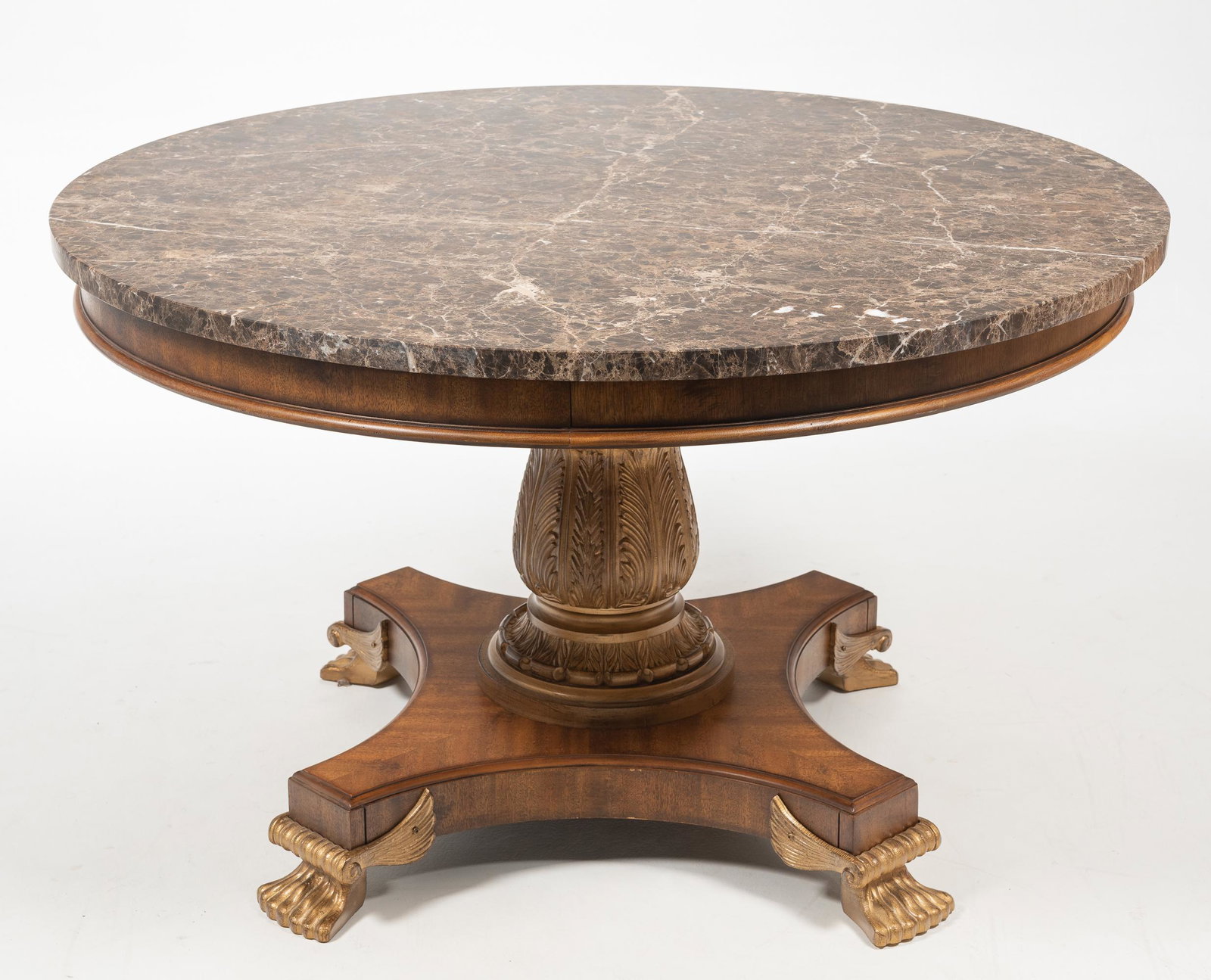 Drexel Heritage Regency Round Marble Top Table (1 of 7)
