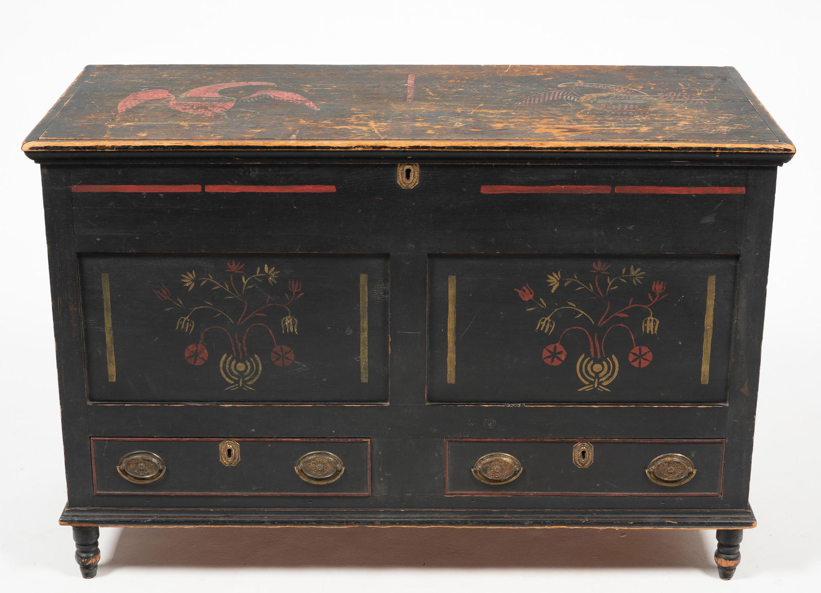 Late Federal PA Eagle Decorated Blanket Chest (1 of 16)