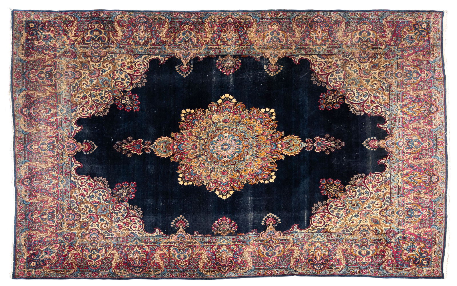 Persian Kirman Room Size Rug (1 of 5)