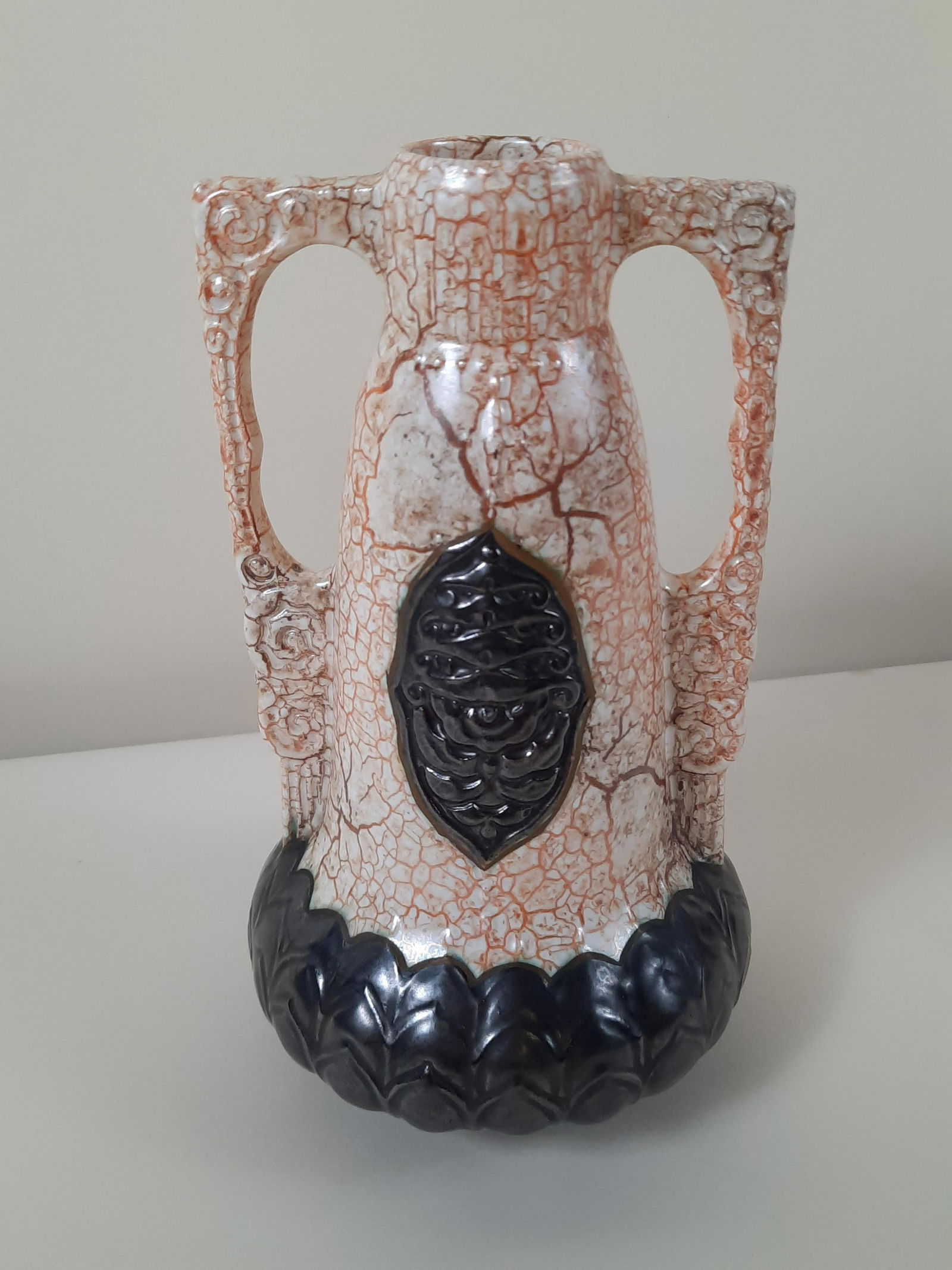 Czechoslovakian Ceramic Vase (1 of 3)