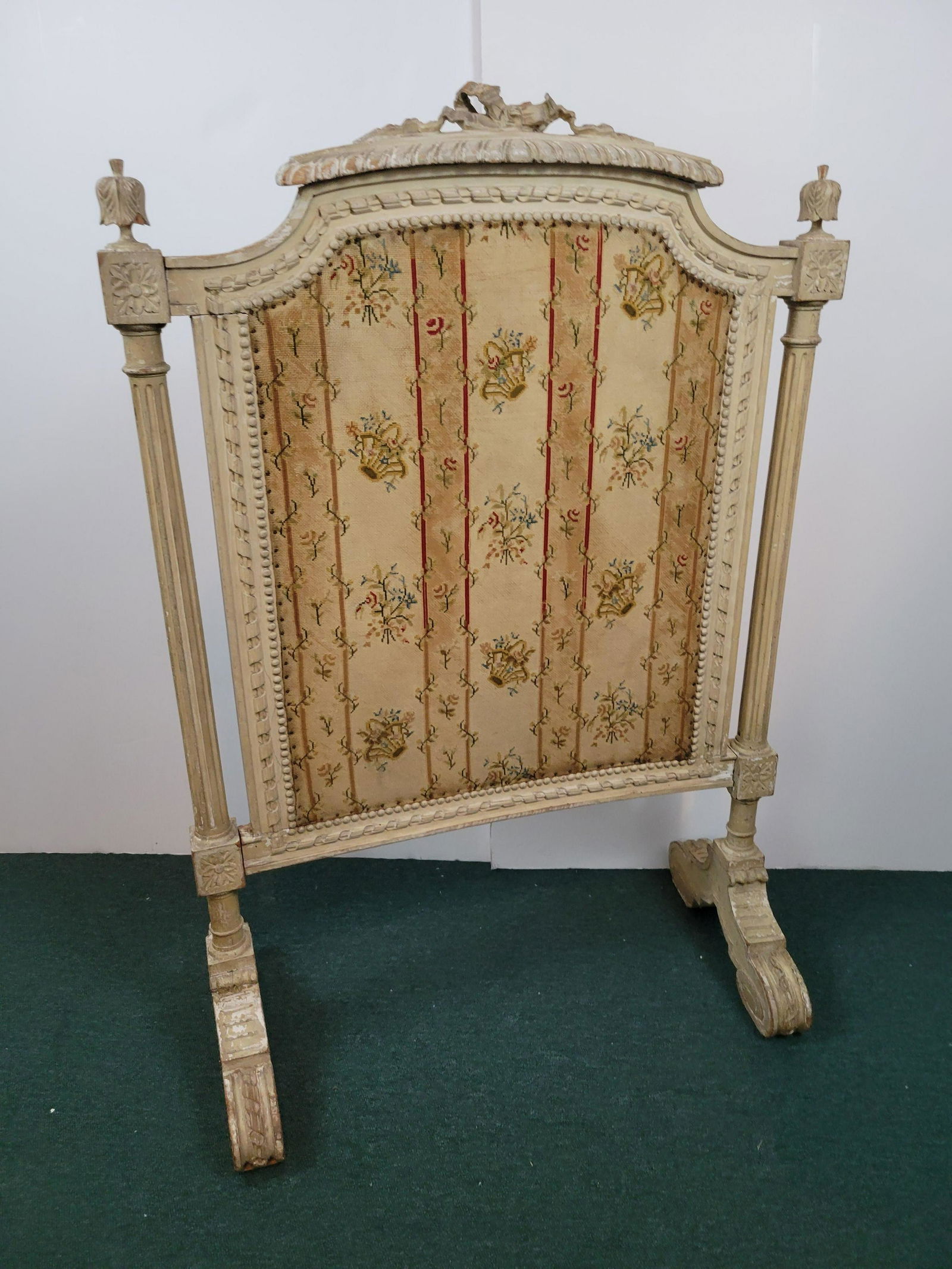 Needle Point Fire Screen (1 of 5)