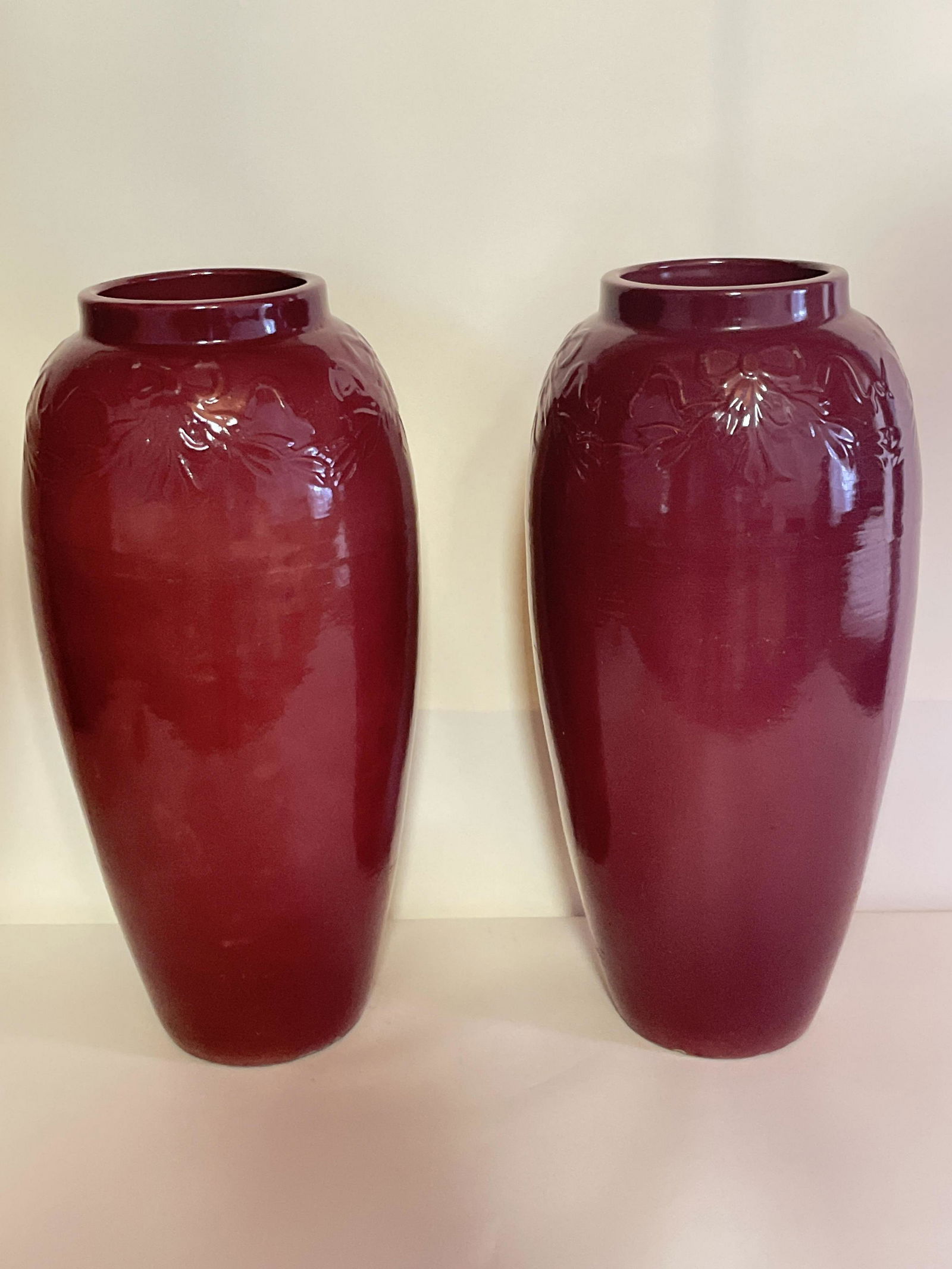 Pair 26 1/2" Floor Vases (1 of 3)