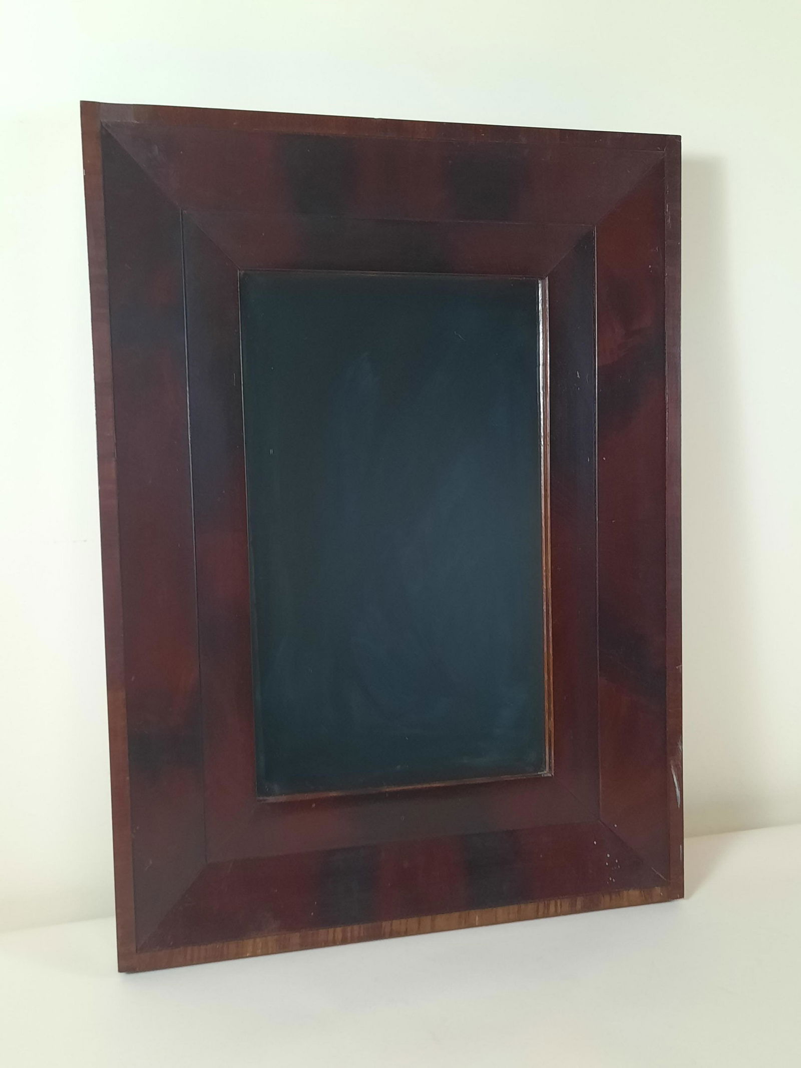 Antique Mirror: Overall with frame 25-1/2" high x 18-3/4" wide. IMPORTANT: Before bidding, please read the terms and conditions. When you registered for the auction you agreed to these terms and will be required to c