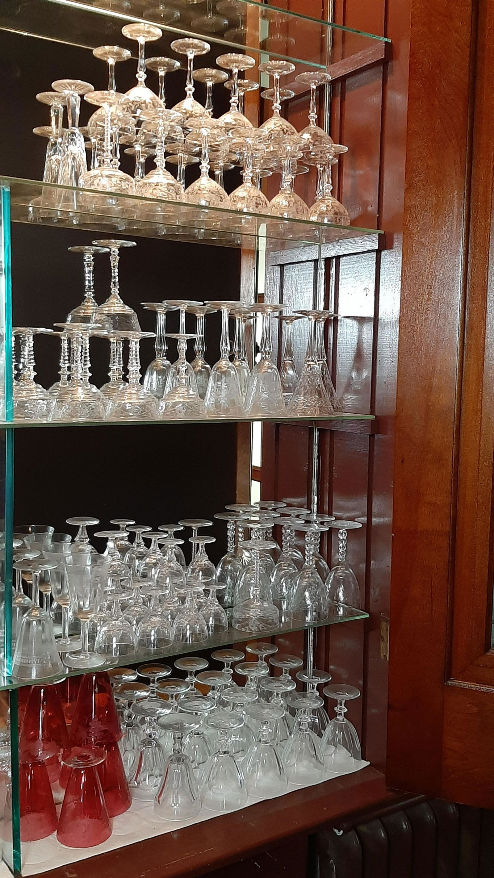 69 Pcs Stemware incl Cranberry Glass (1 of 4)