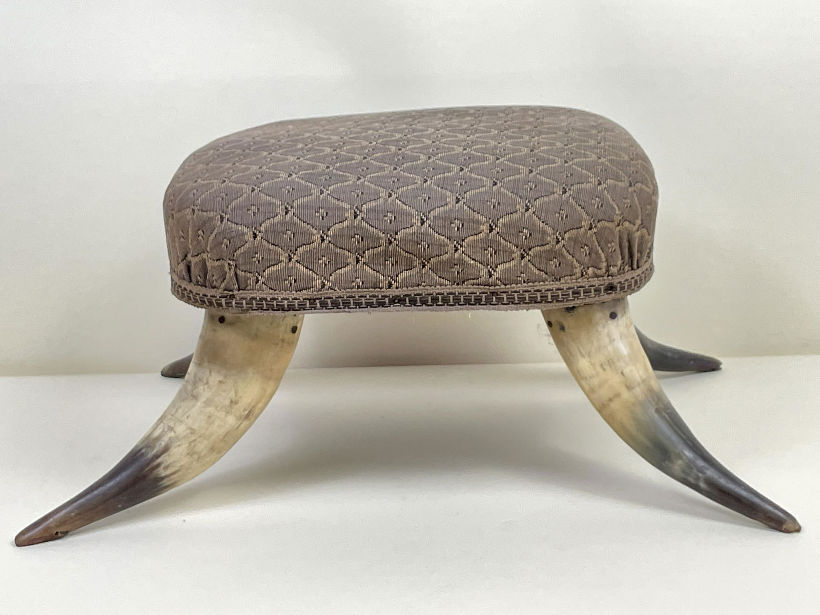 Antique Horn Legged Foot Rest (1 of 3)
