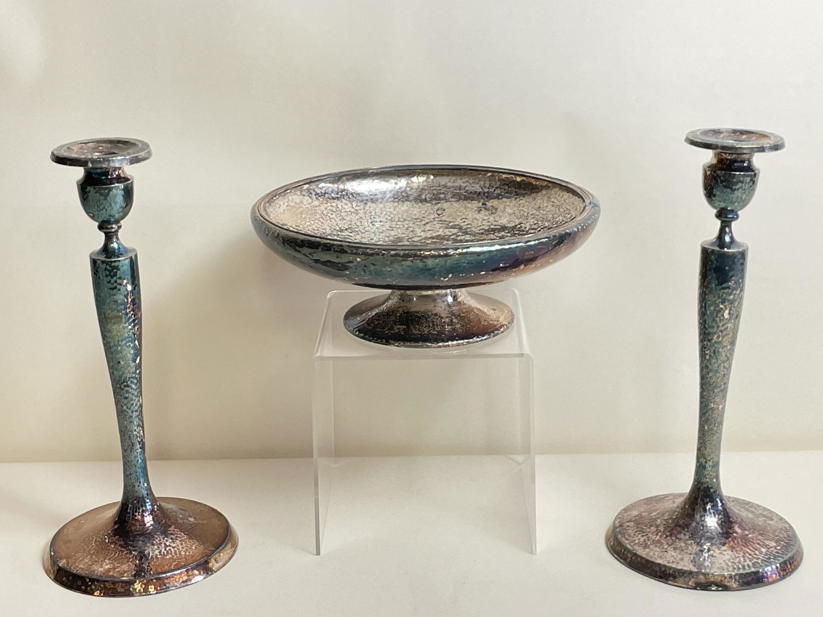 3 Pcs Derby Silverplate incl Bowl (1 of 6)