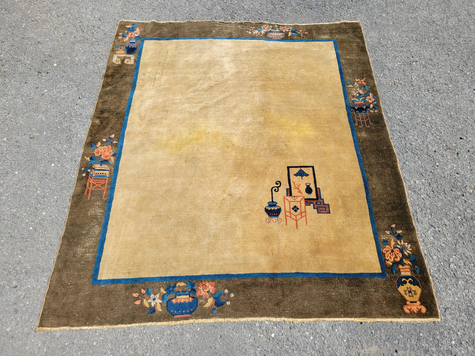 Vintage Chinese Room Size Rug (1 of 6)