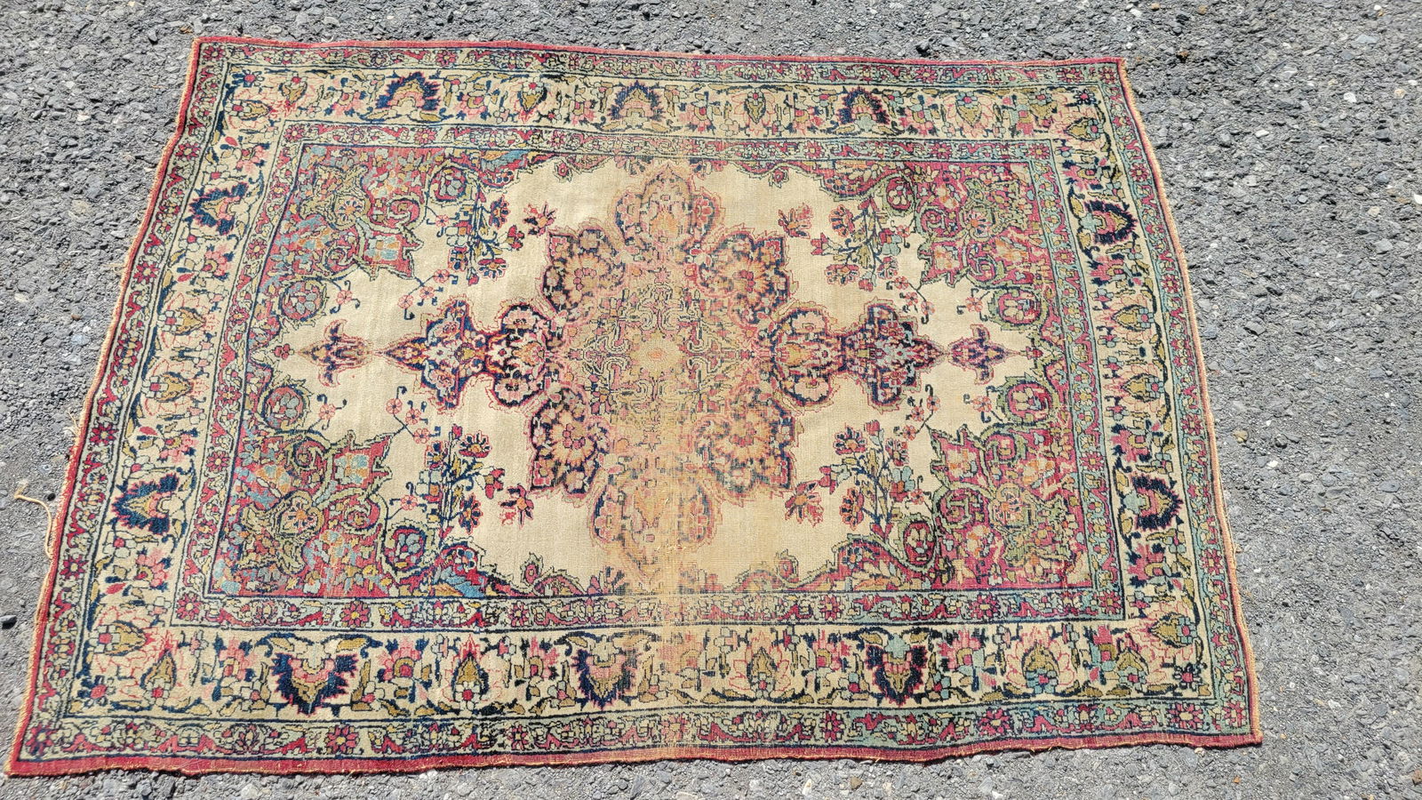 Persian Kirman Area Rug (1 of 4)